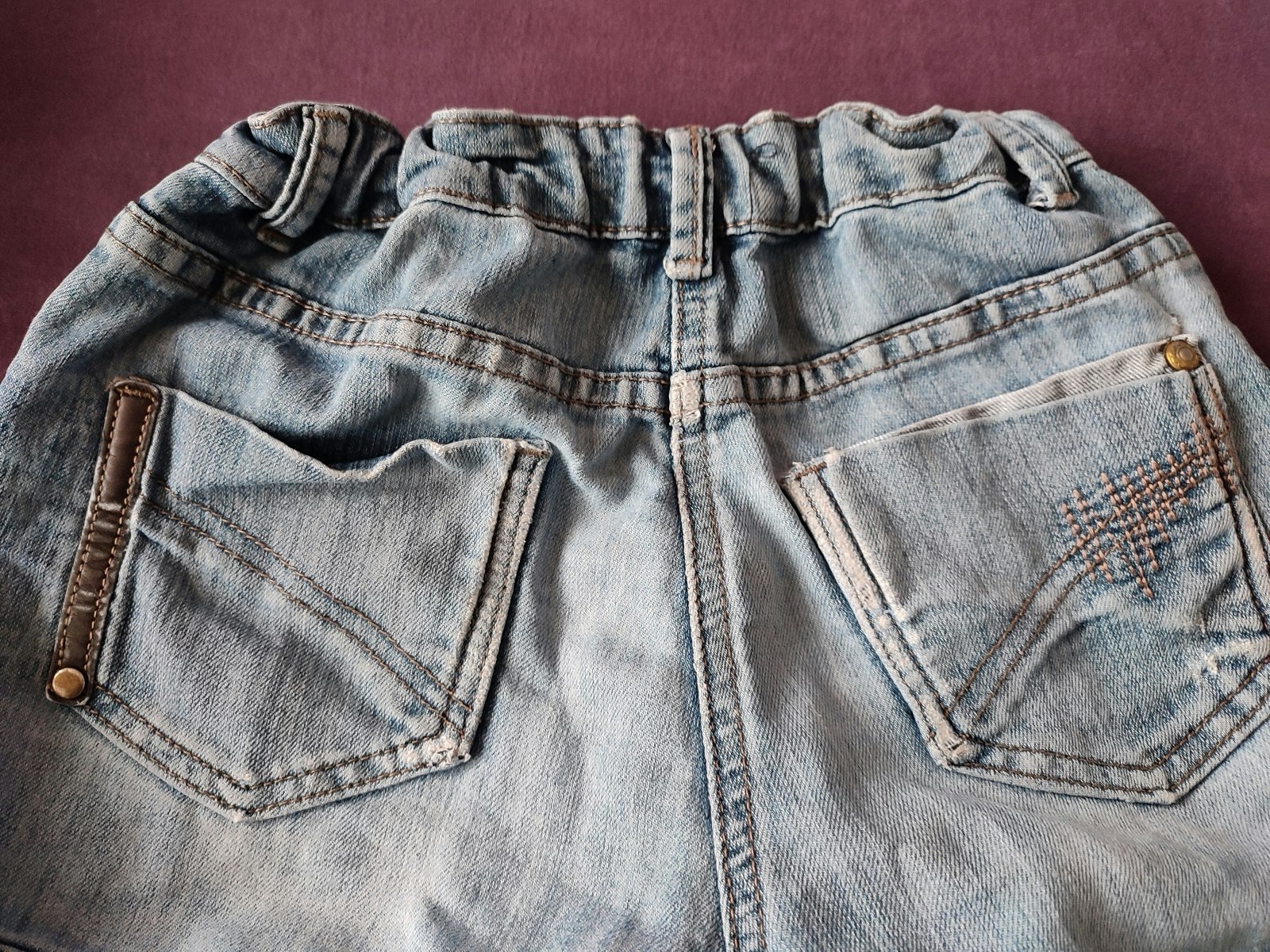 Short en jean fille 8 ans Mystic denim - photo numéro 2