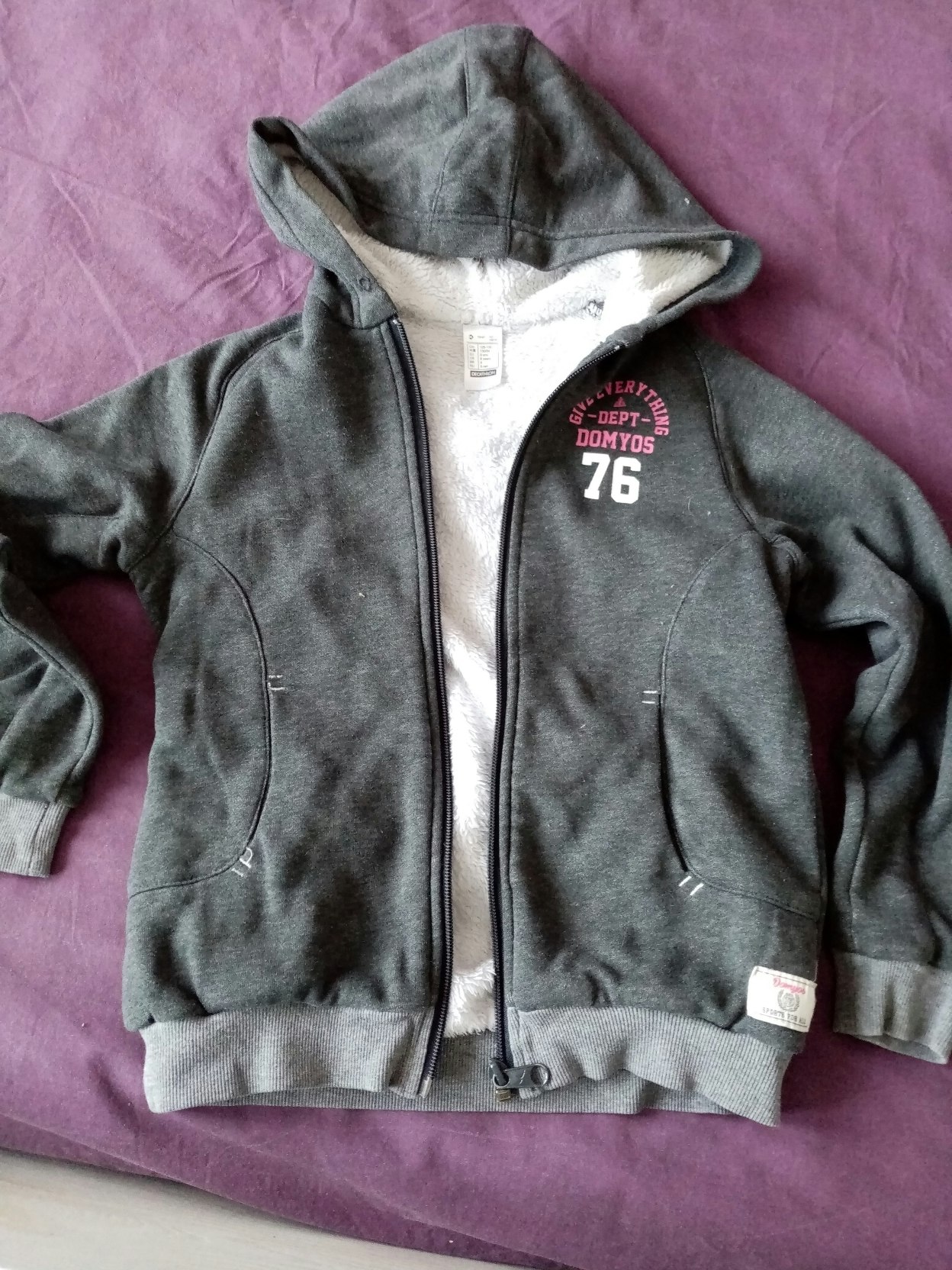 Sweat double Decathlon fille 8 ans