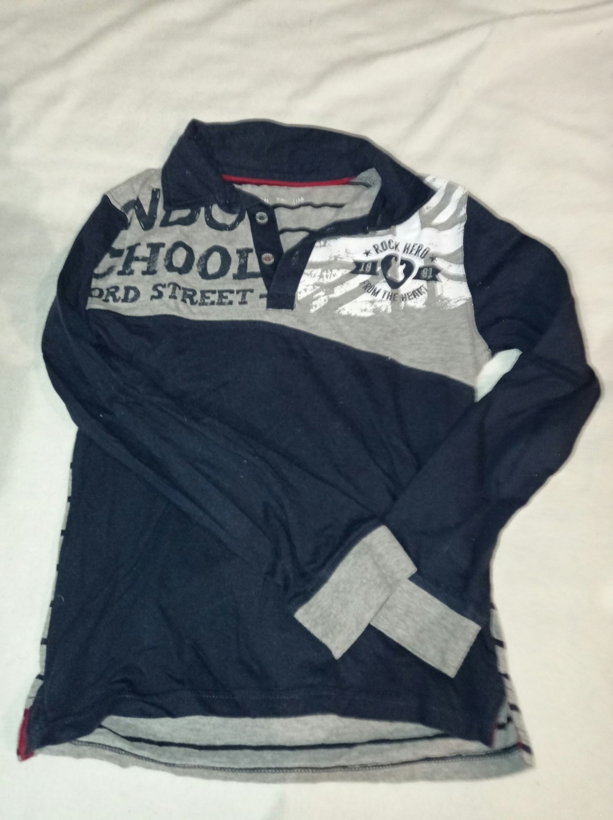 Polo manches longues