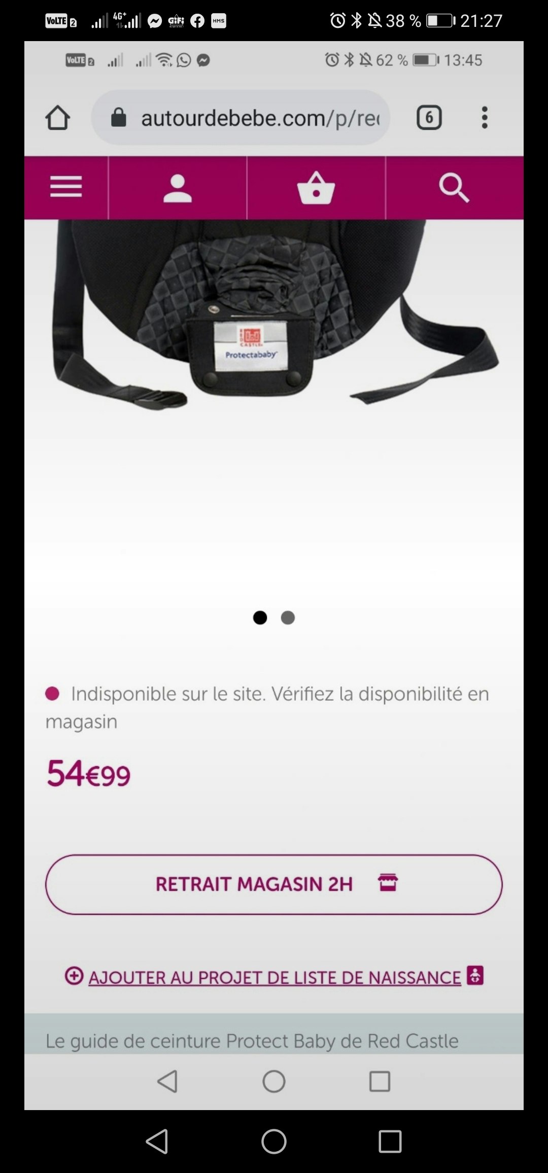 Ceinture de grossesse voiture - photo numéro 4