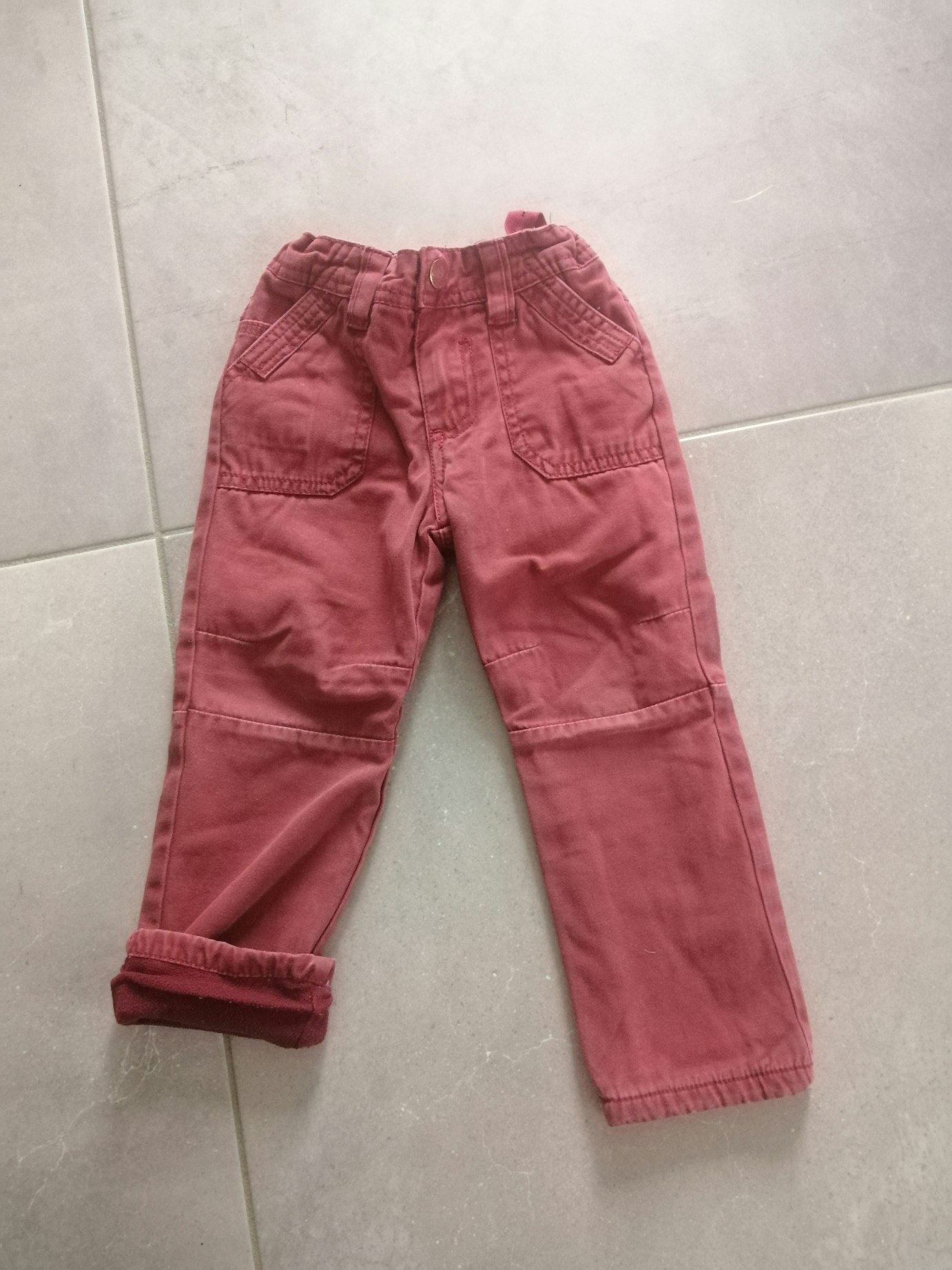 Pantalon hiver bordeaux