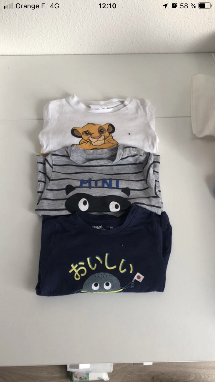 Lot de 3 pull fin