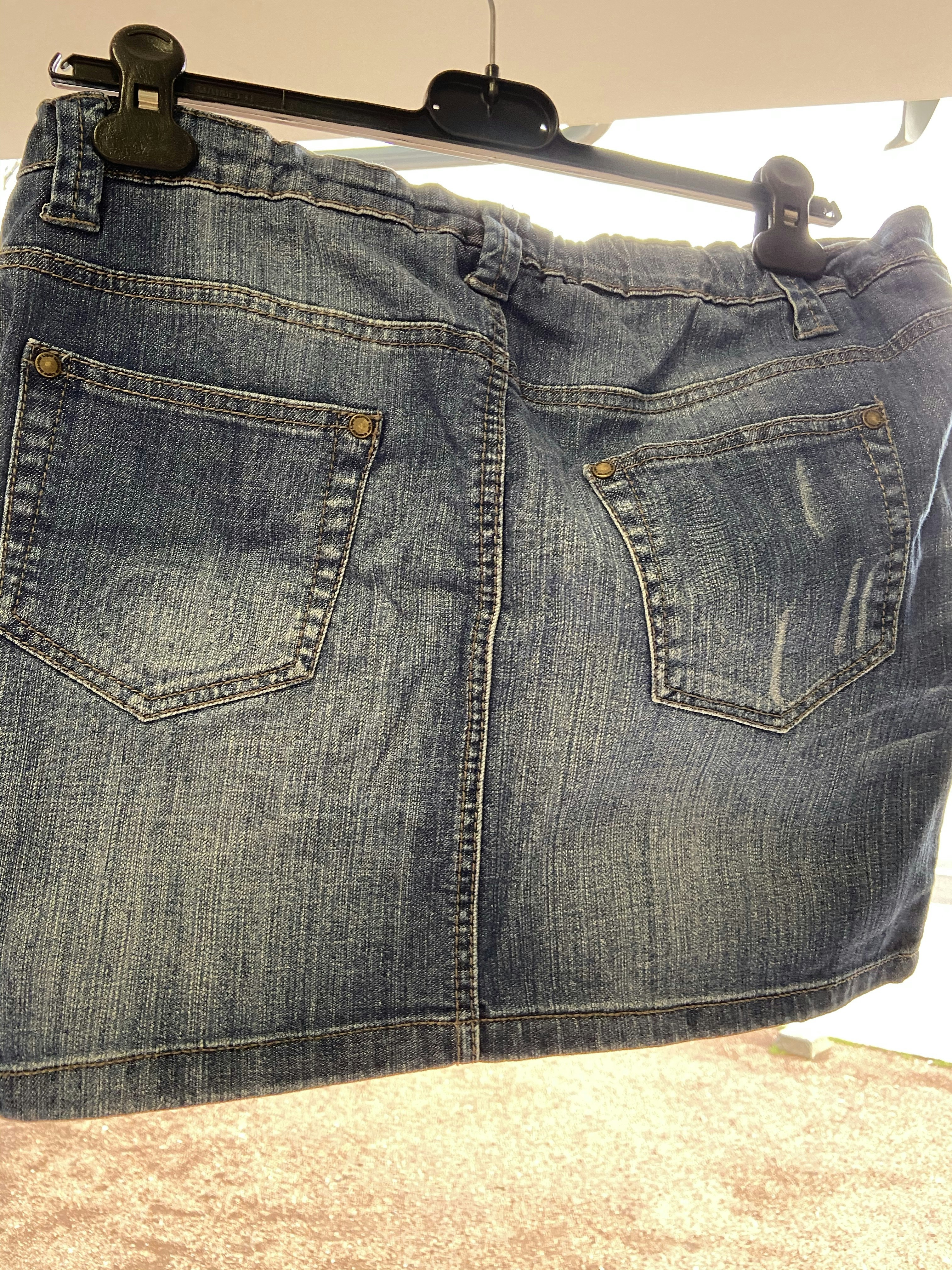 Jupe de grossesse en jean - photo numéro 2