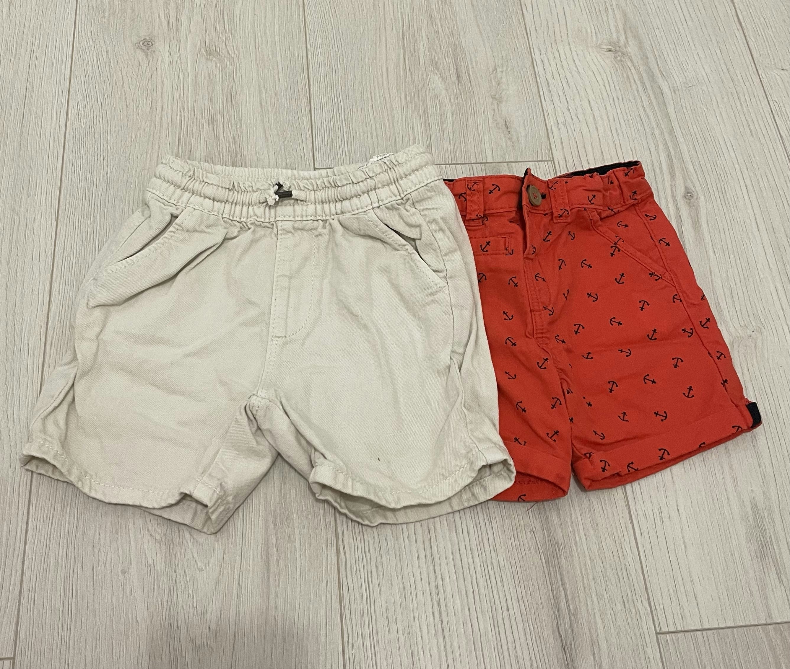 Short zara et Kiabi