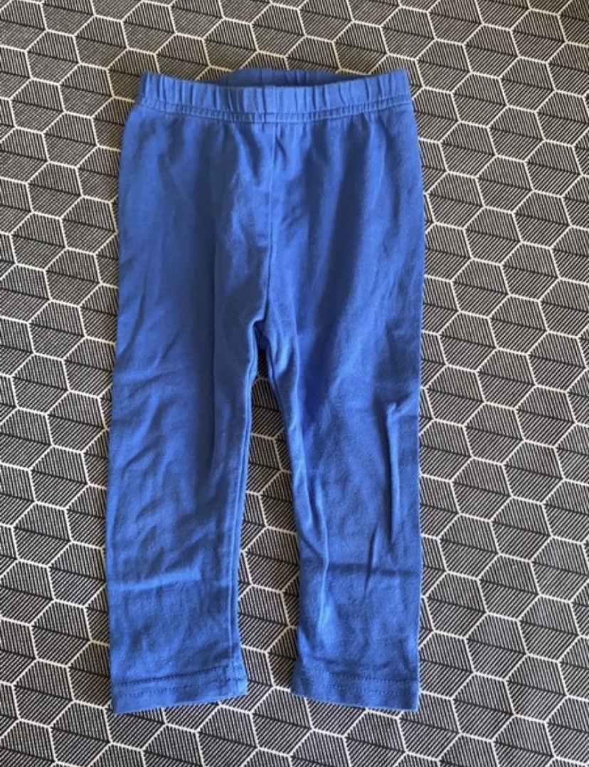 Legging bébé bleu