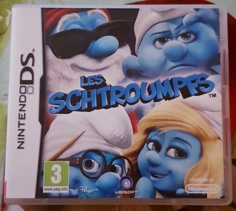 Jeu Nintendo DS "Les Schtroumpfs"