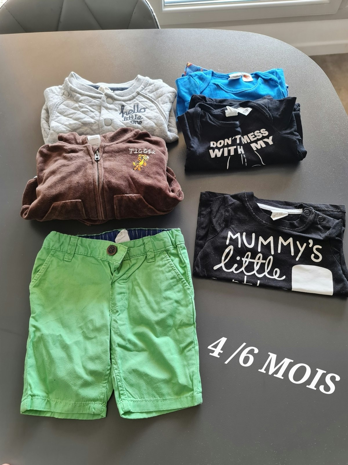 Vêtements garçon 4/6 mois