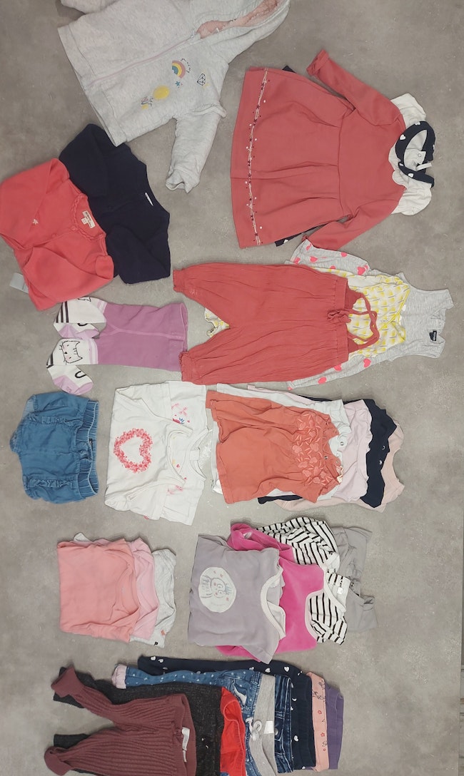 Lot 31 Vetements Bebe 9 Mois Beebs Achat Vente Bebe Enfant