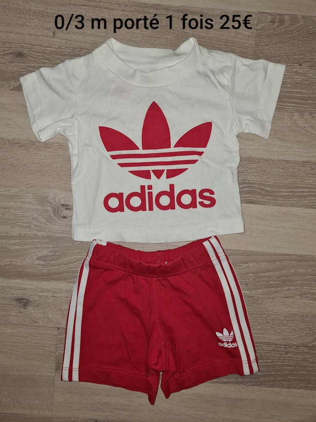Ensemble Adidas 0 3m Beebs Achat Vente Bebe