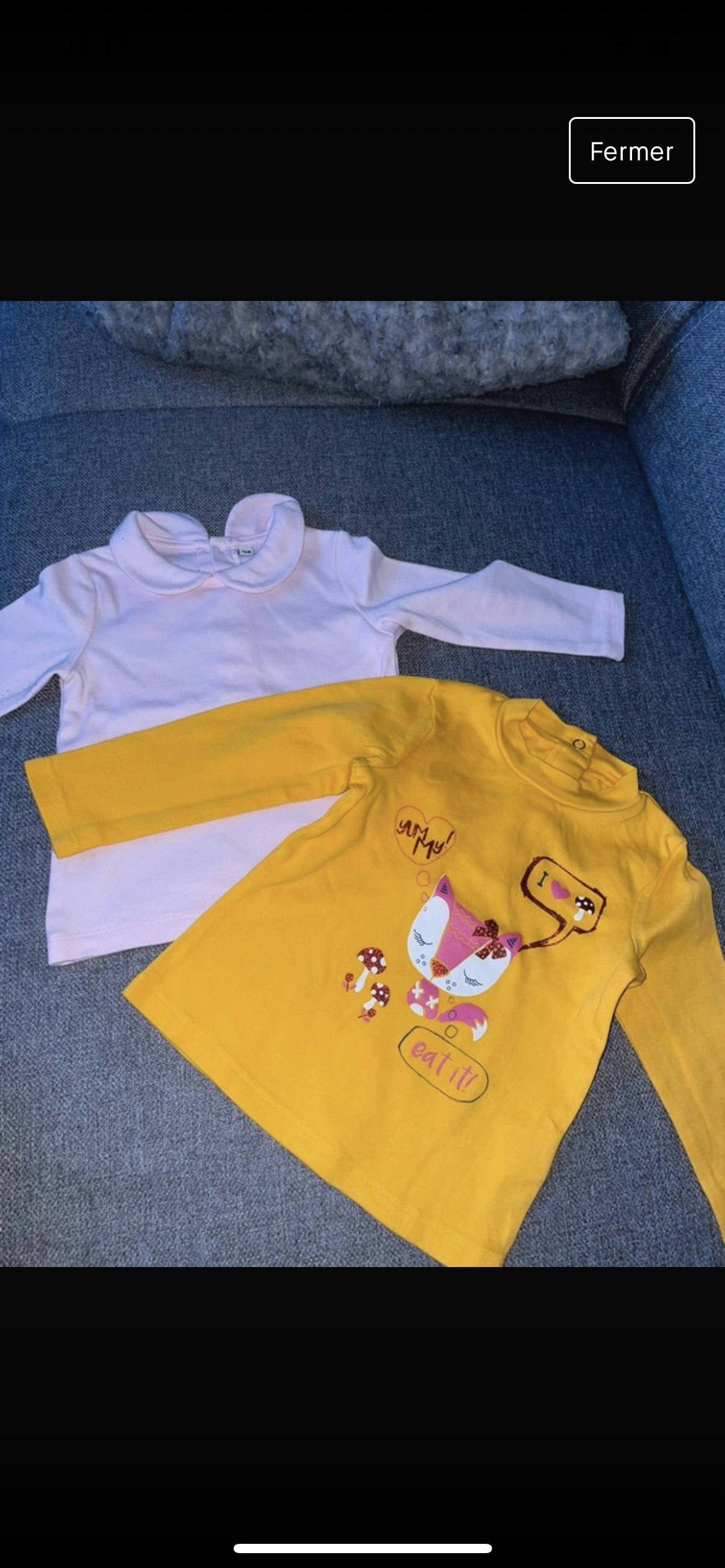 T-shirt bébé fille