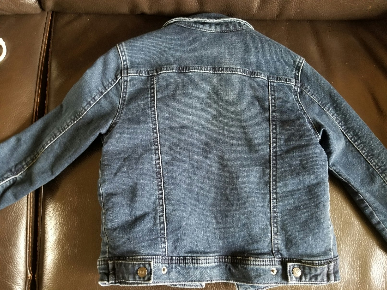 Veste en jeans doublé polaire - photo numéro 3