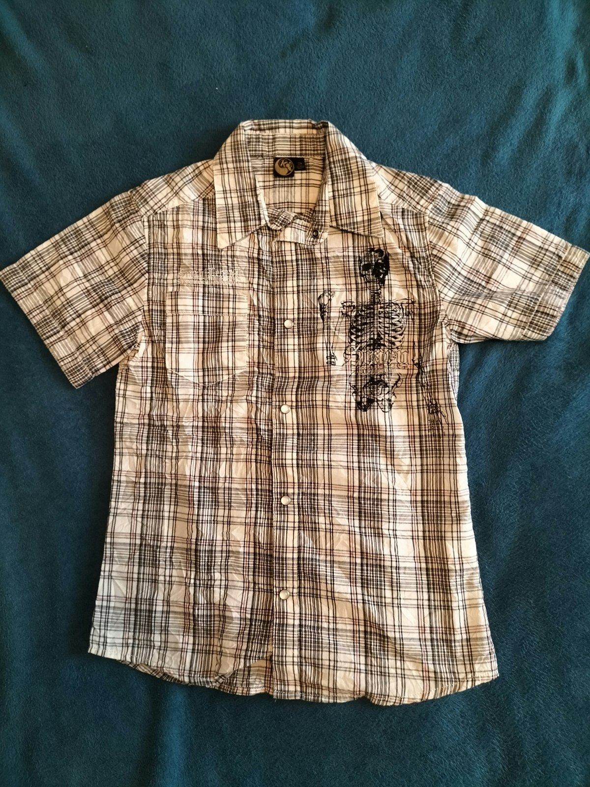 Chemise manches courtes 12 ans