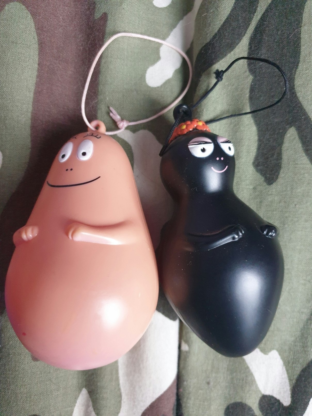 2 figurines barbapapa