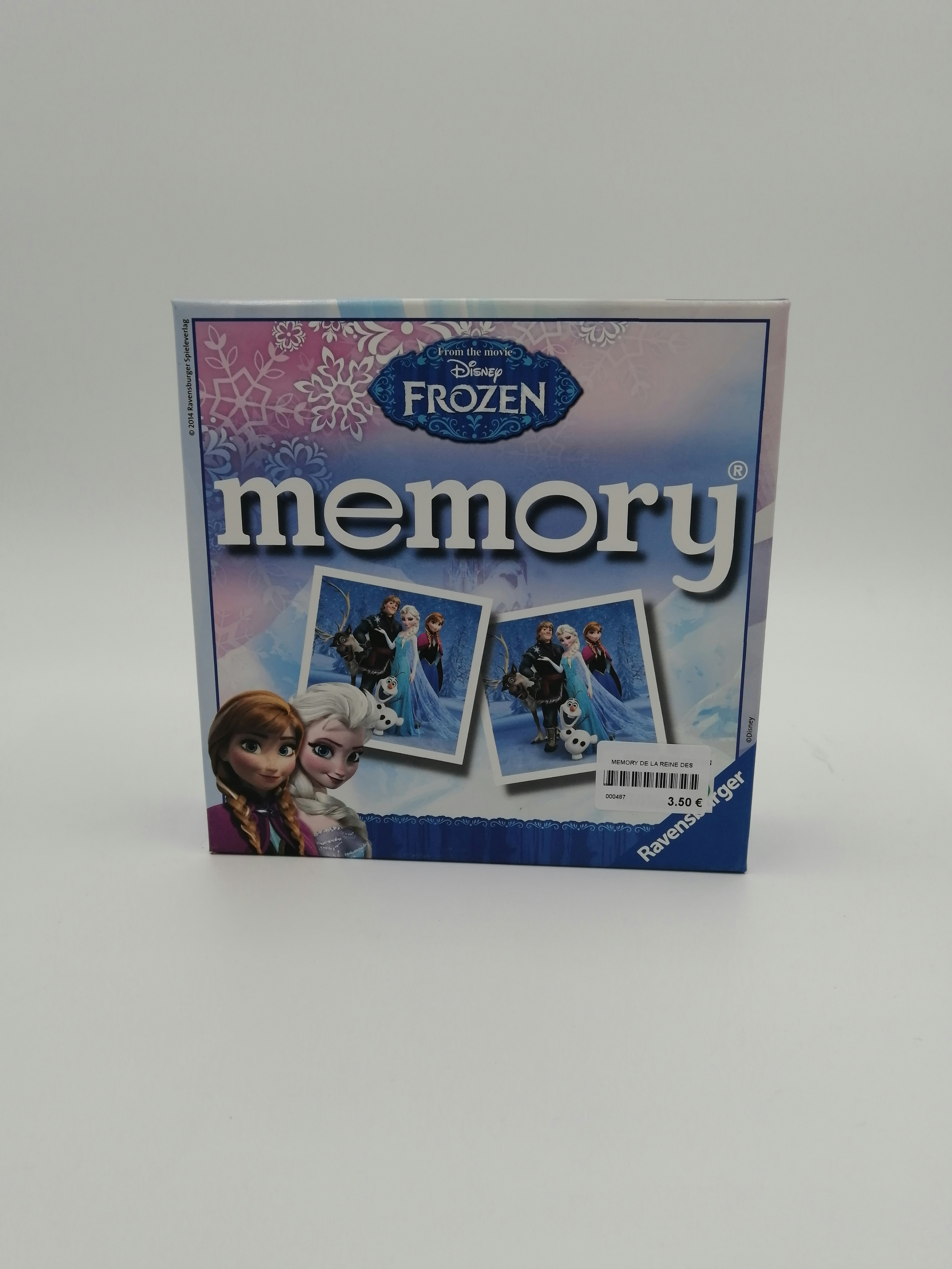 Memory reine des neiges