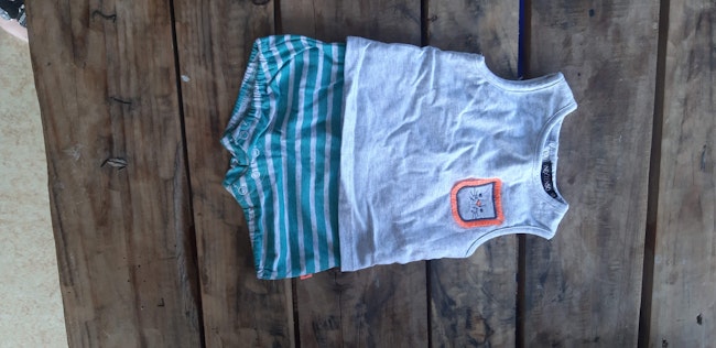 Combishort Bebe Garcon 3 6mois Beebs Achat Vente Bebe Enfant