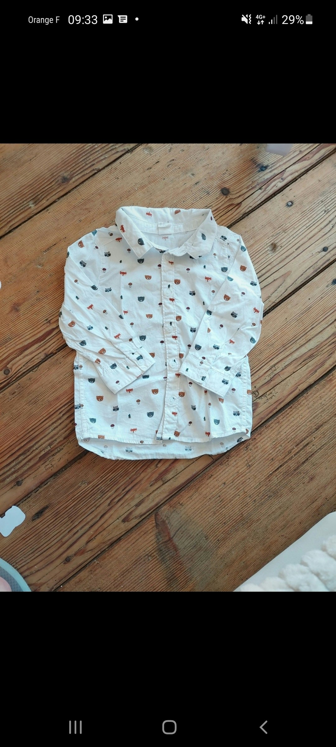 Chemise bébé garçon