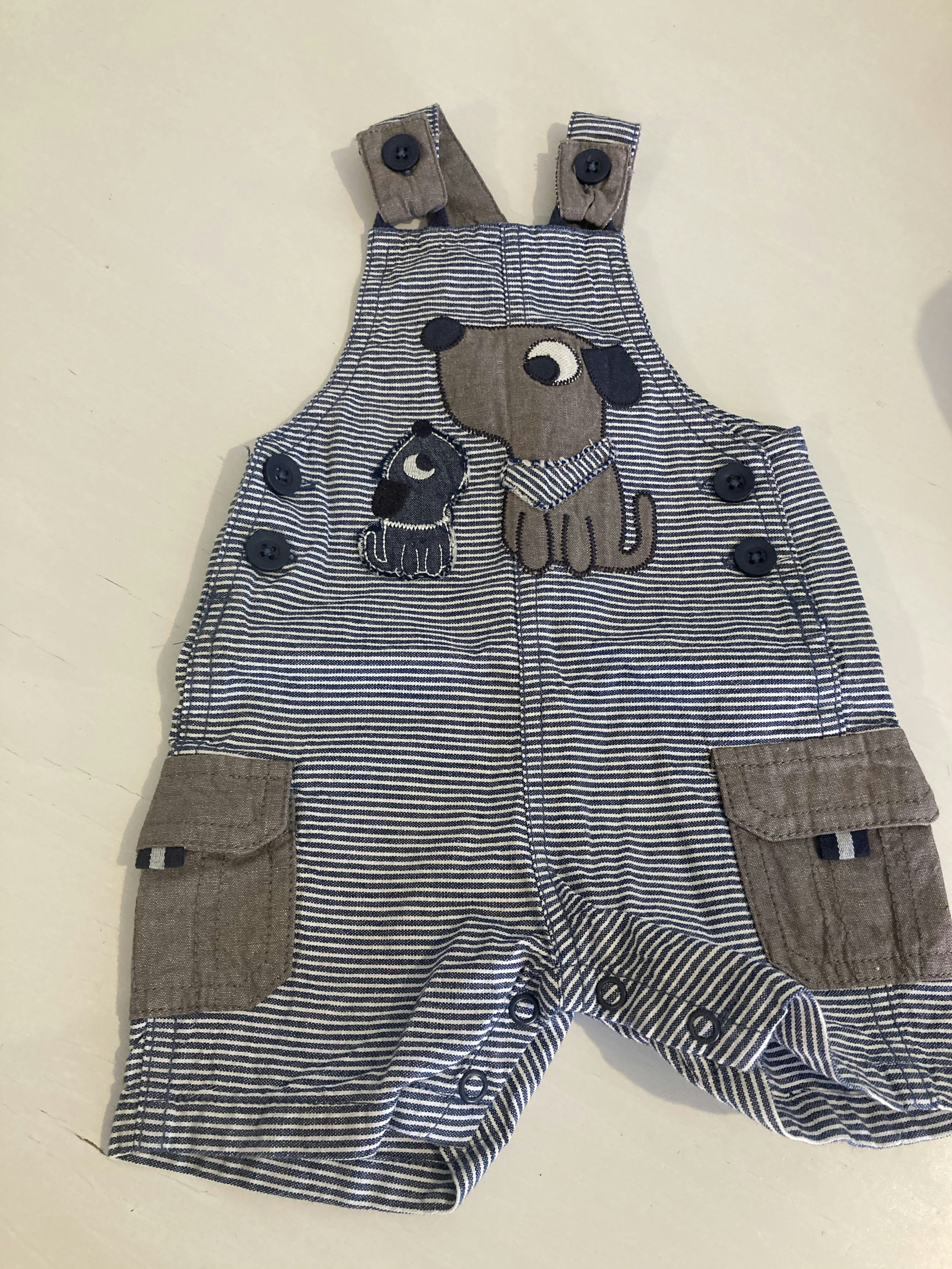 Salopette short