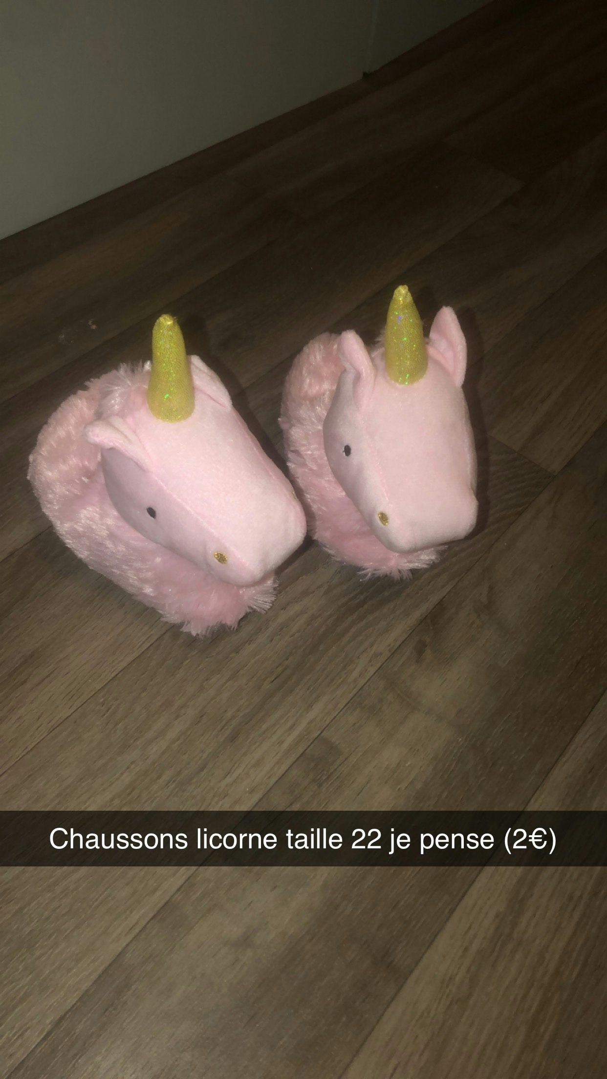 Pantoufle bébé fille