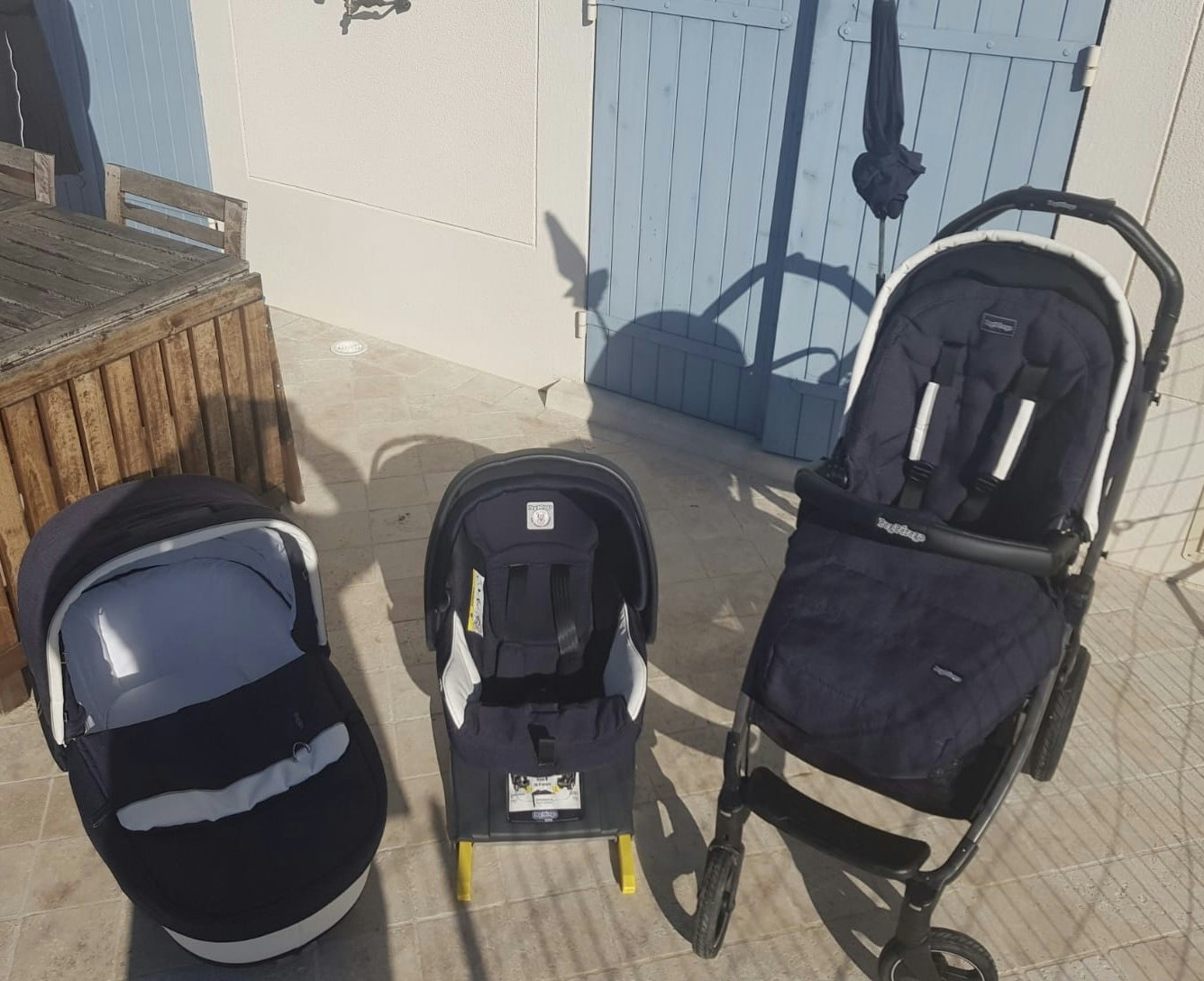 Poussette Trio complet Peg Perego + accessoires Book 51 S