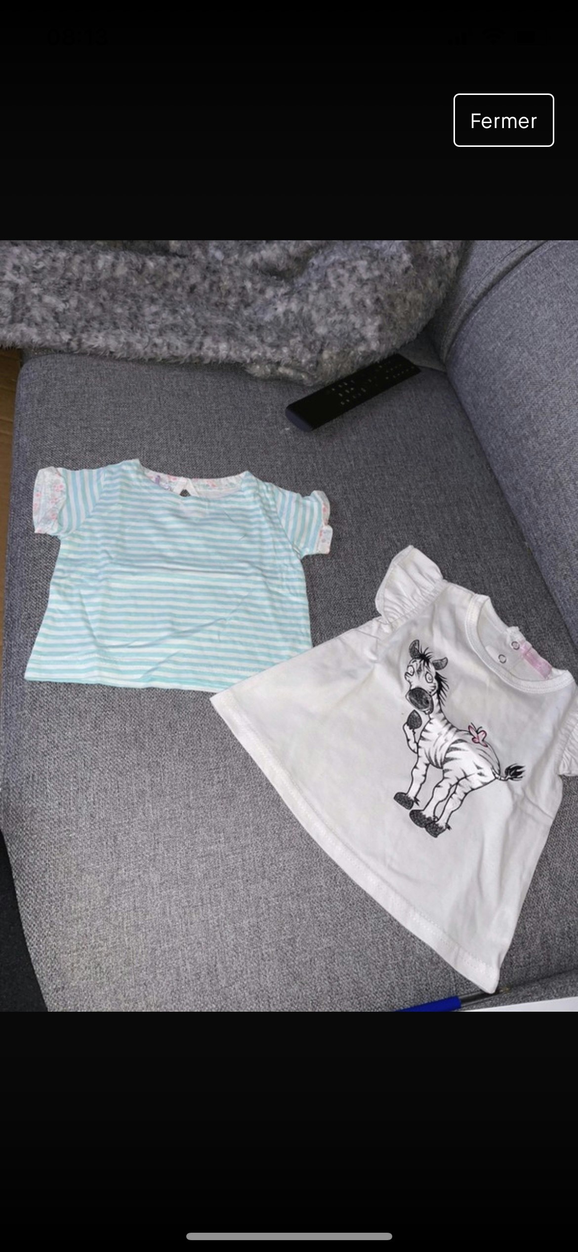 T-shirt bébé fille