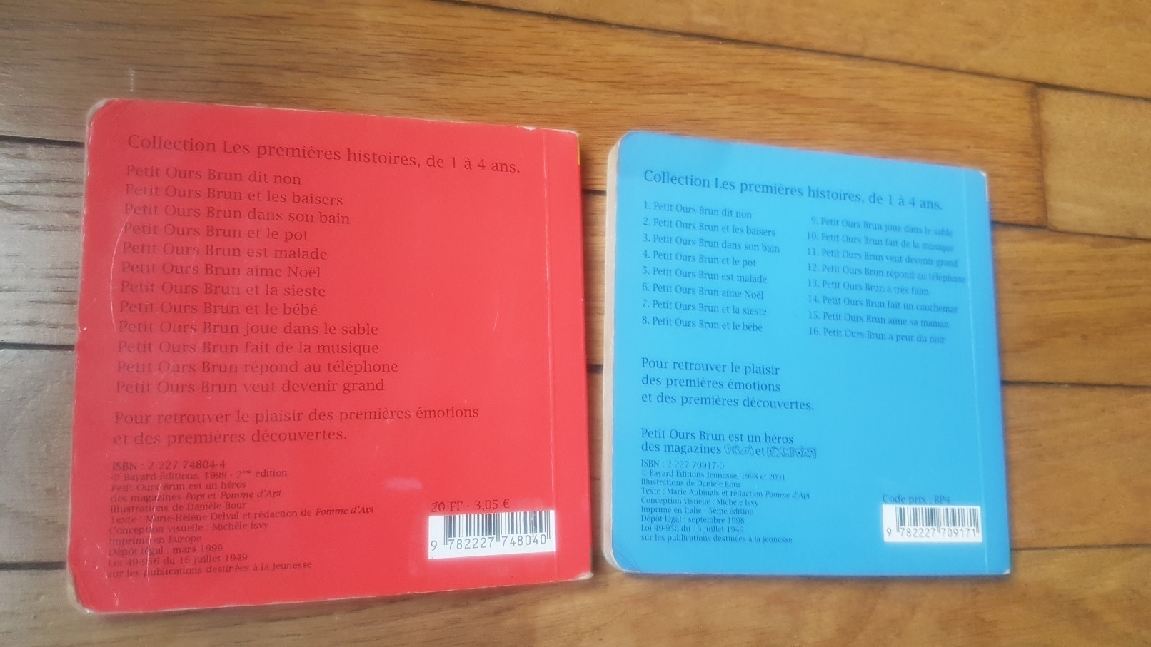 Lot de 2 livres petit ours brun cartonnes - photo numéro 3