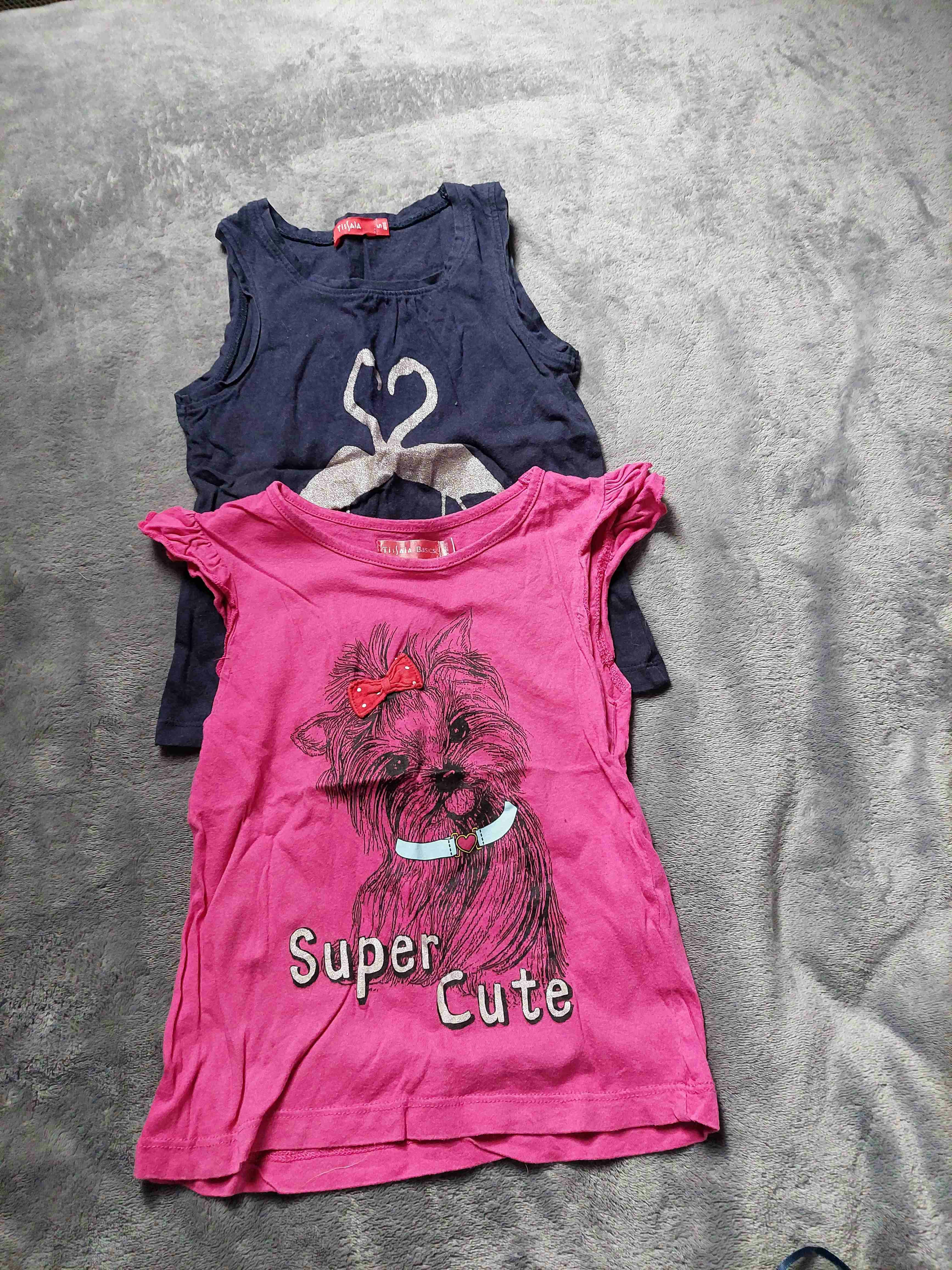 Lot de 2 débardeurs fille 5 ans