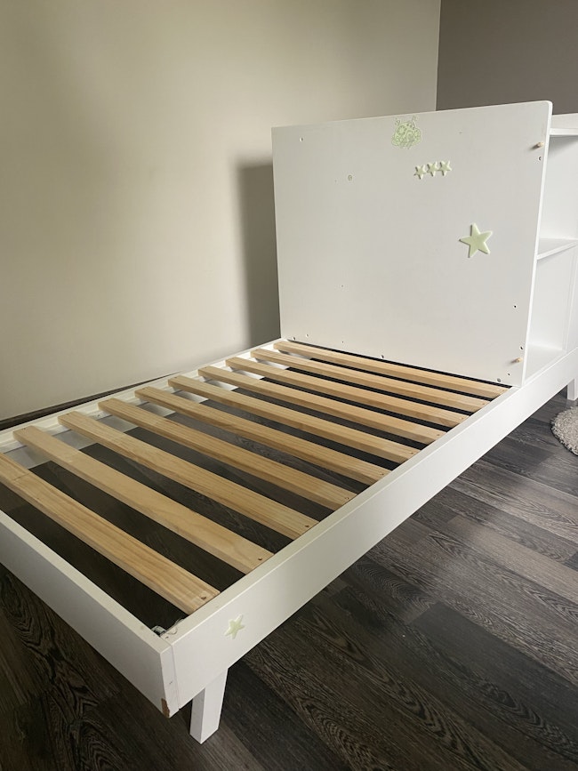 Lit Bebe Combine Maison Du Monde Evolutif Gris Blanc Beebs Achat Vente Bebe Enfant