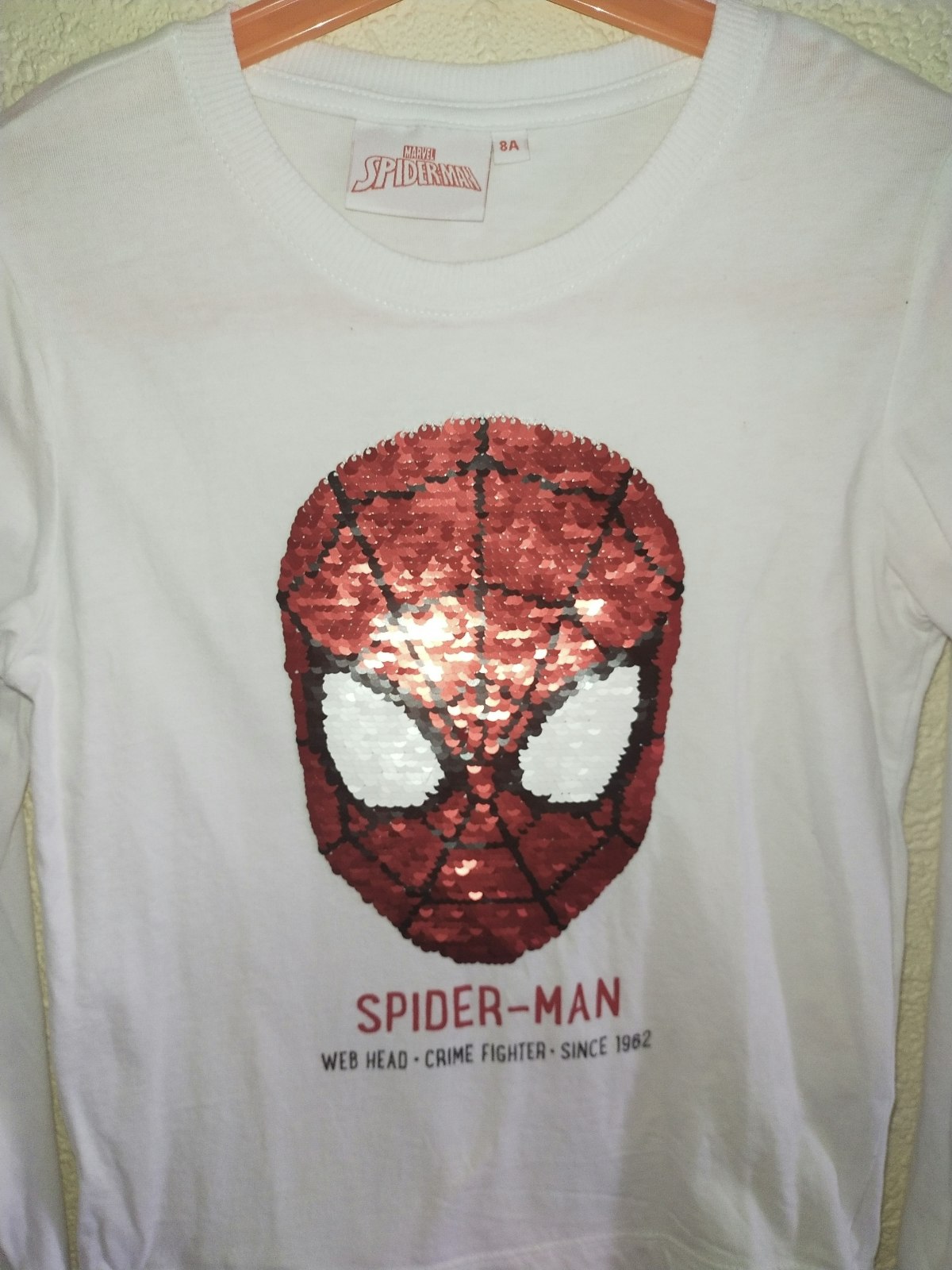 Tee shirt spiderman