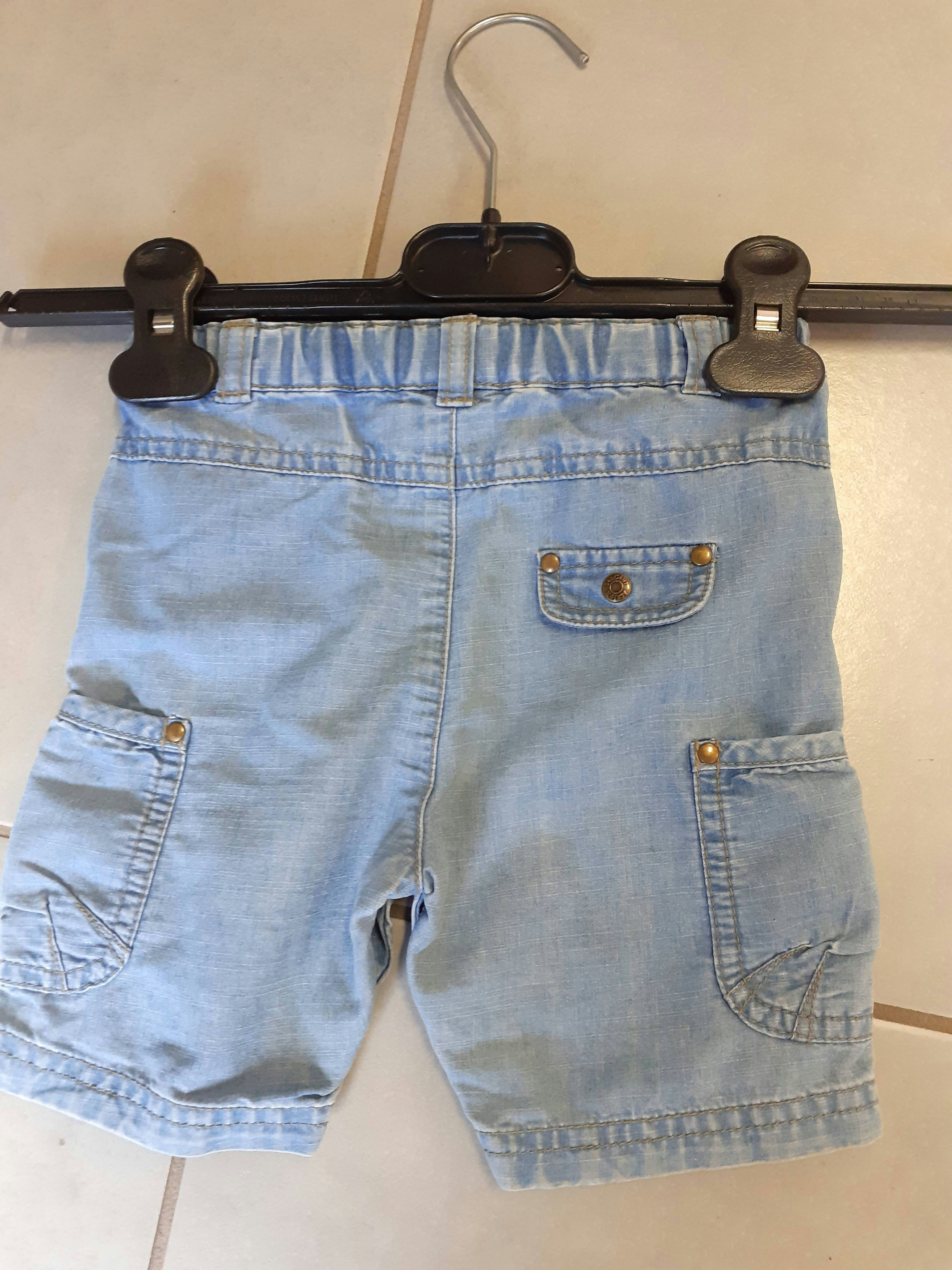 Short en Jean bleu