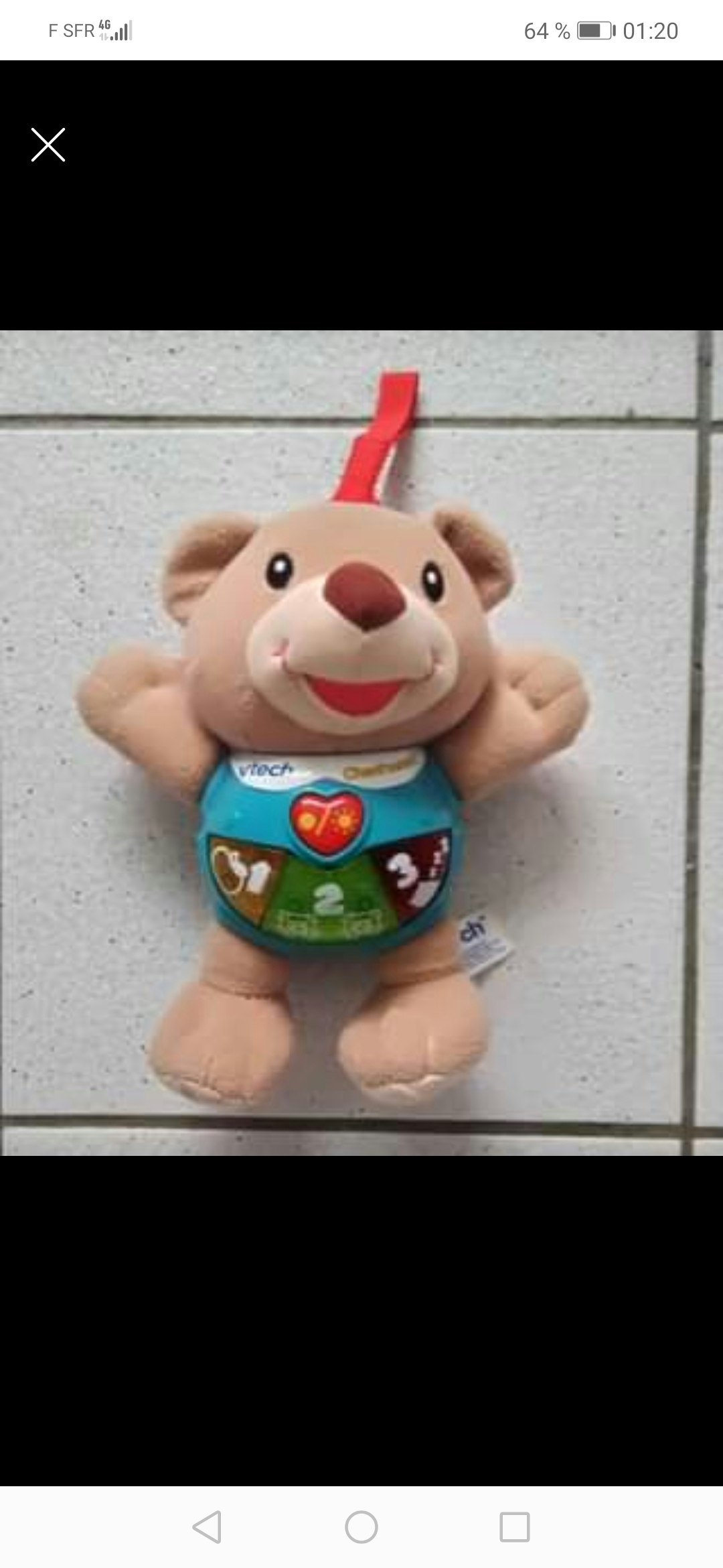 Chant'ourson marron. Vtech