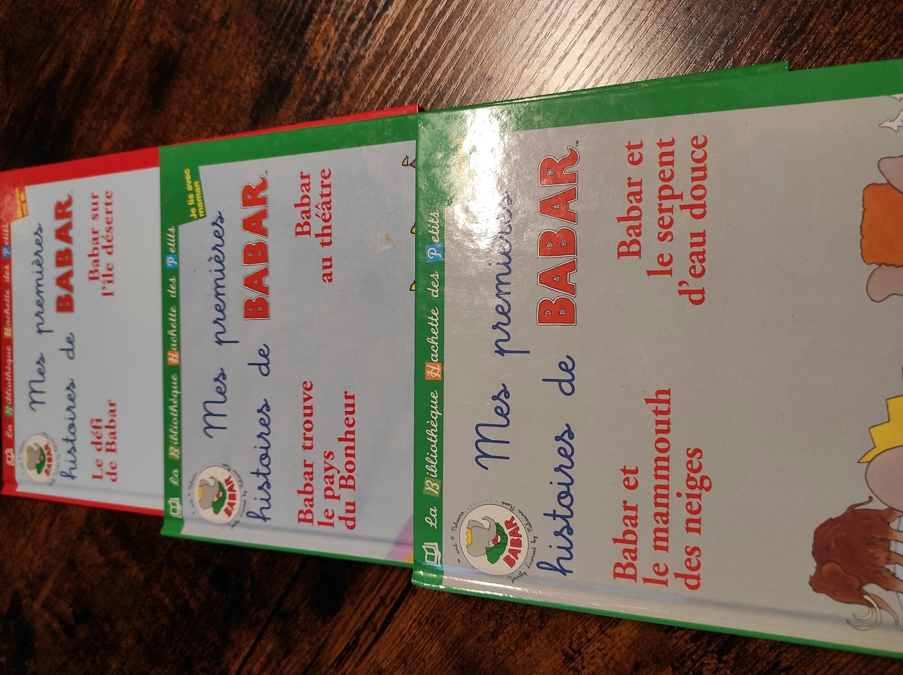 Lot de 3livres babar