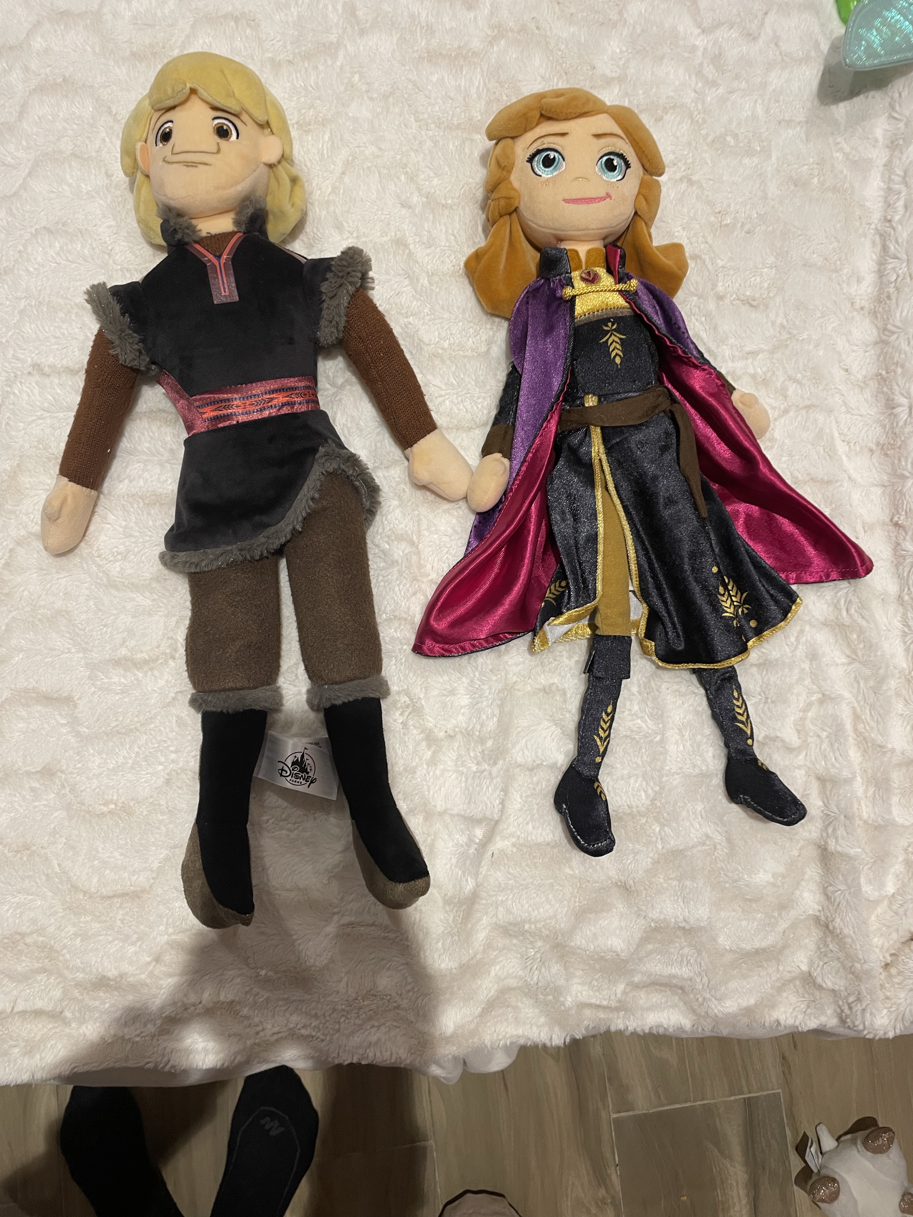 Peluches Anna et Kristoff Reine des neiges