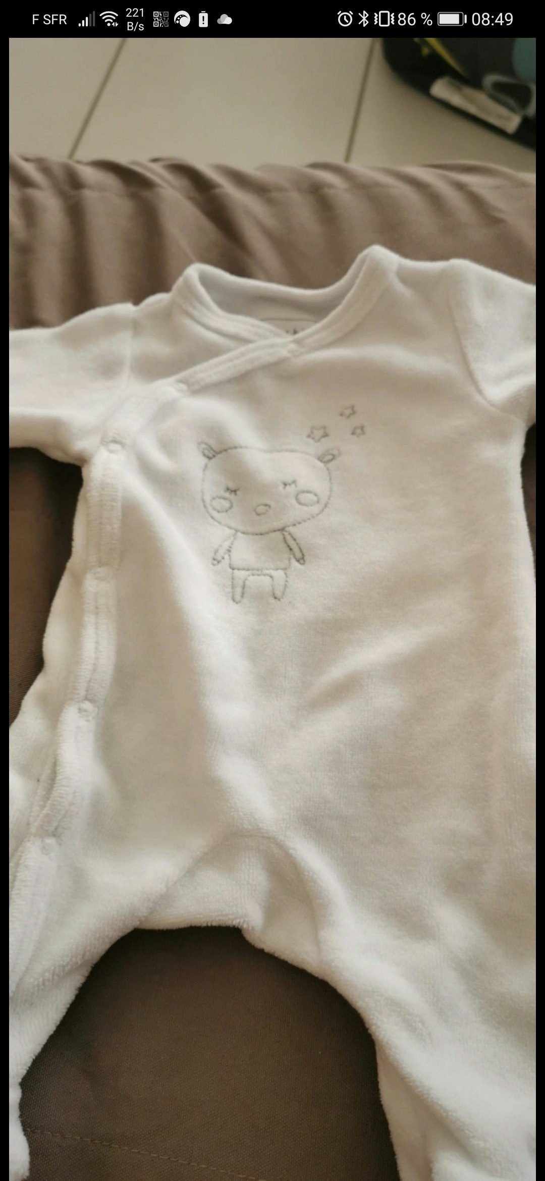 Lot pyjama prema jusqu'à 45 cm - photo numéro 4