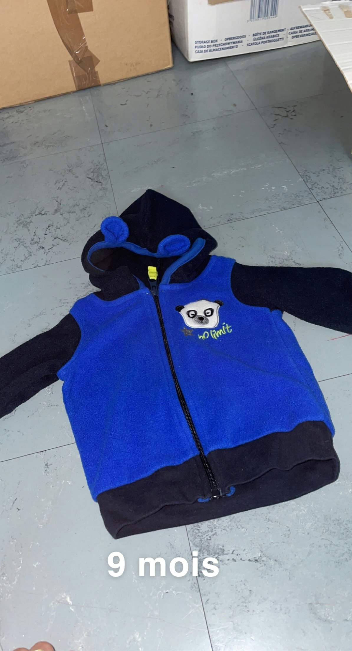 Gilet bébé garçon