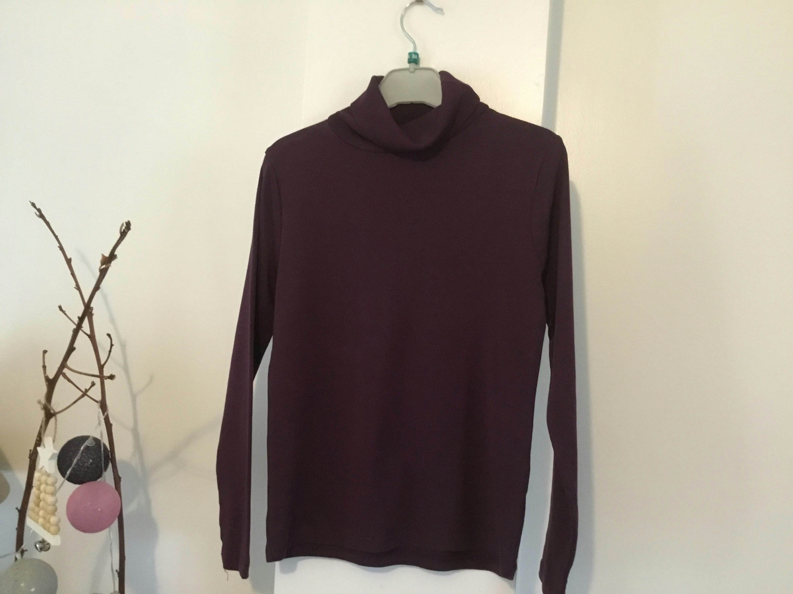 Col roulé violet 10ans La Redoute