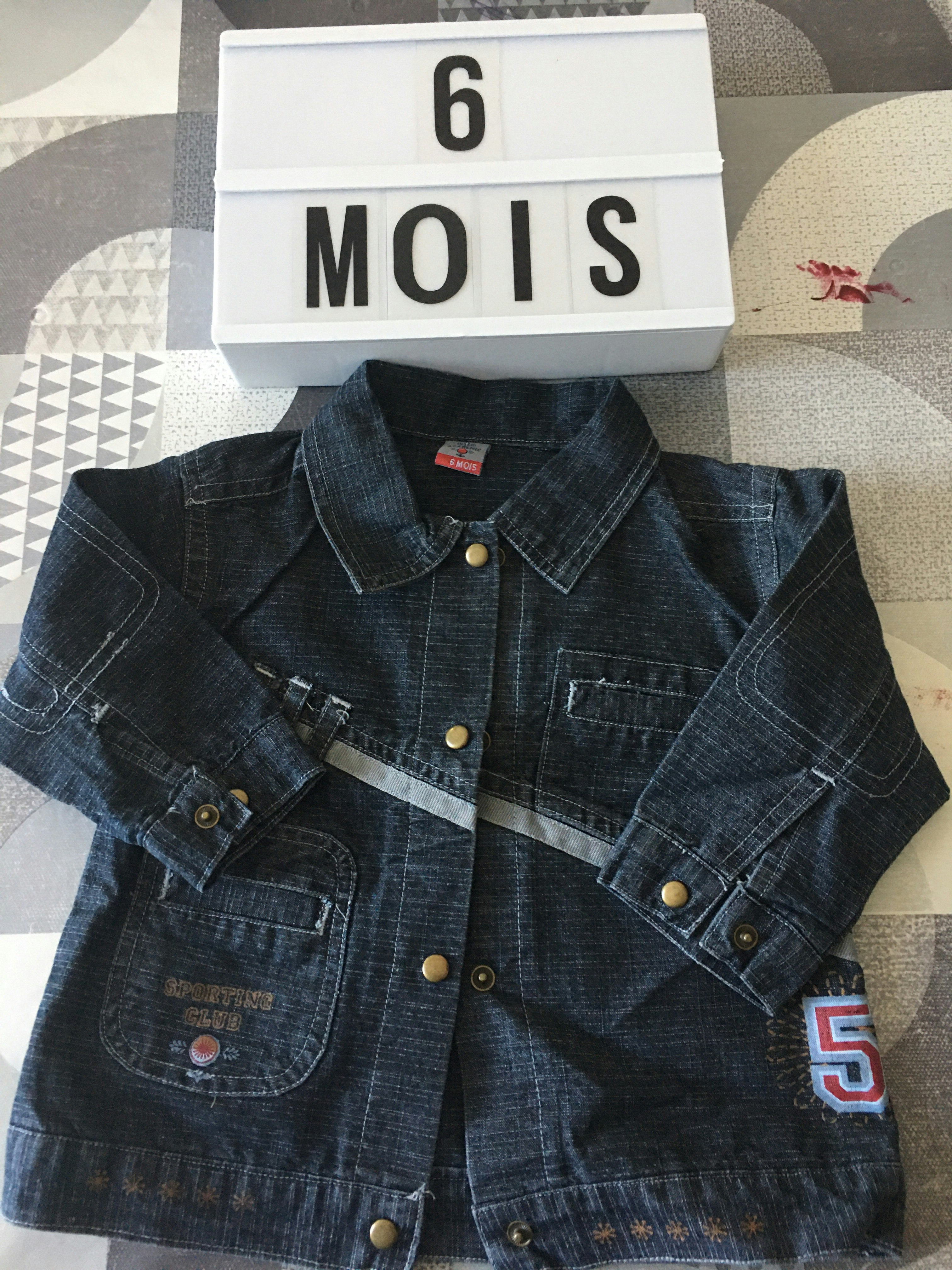 Veste en jeans 6 mois