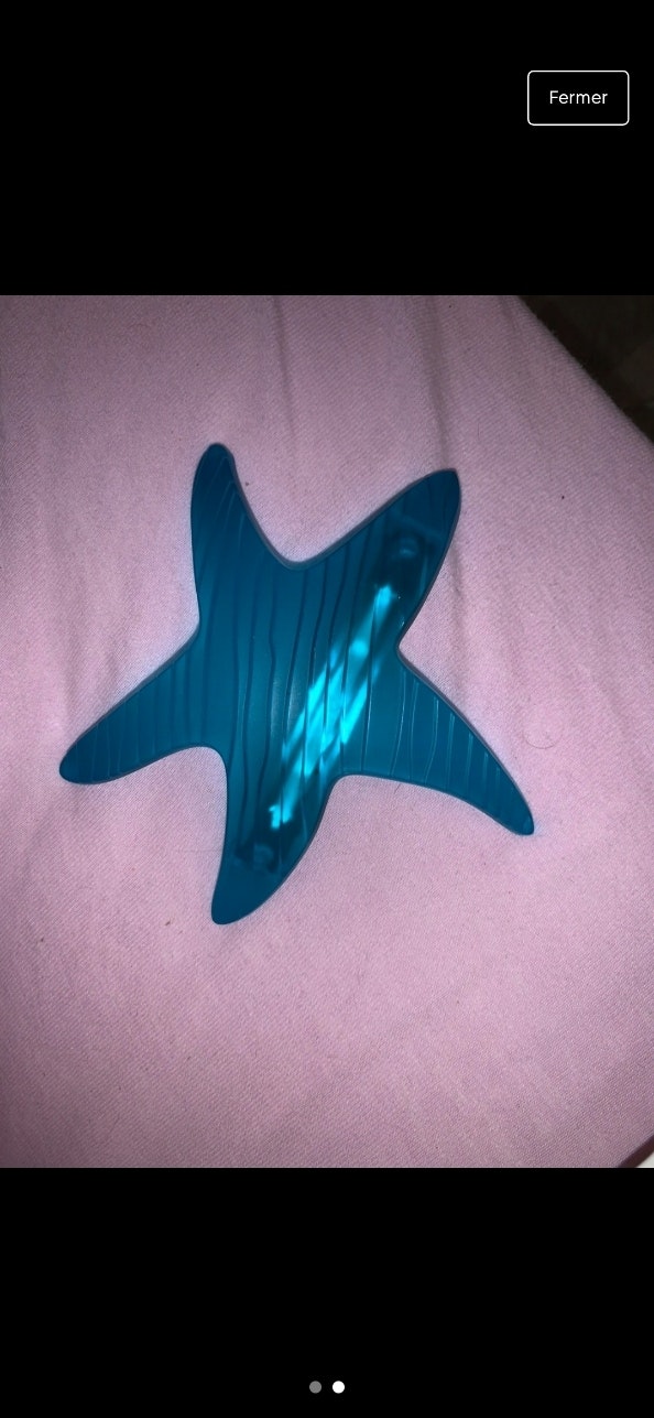 Barrette bleu - photo numéro 2