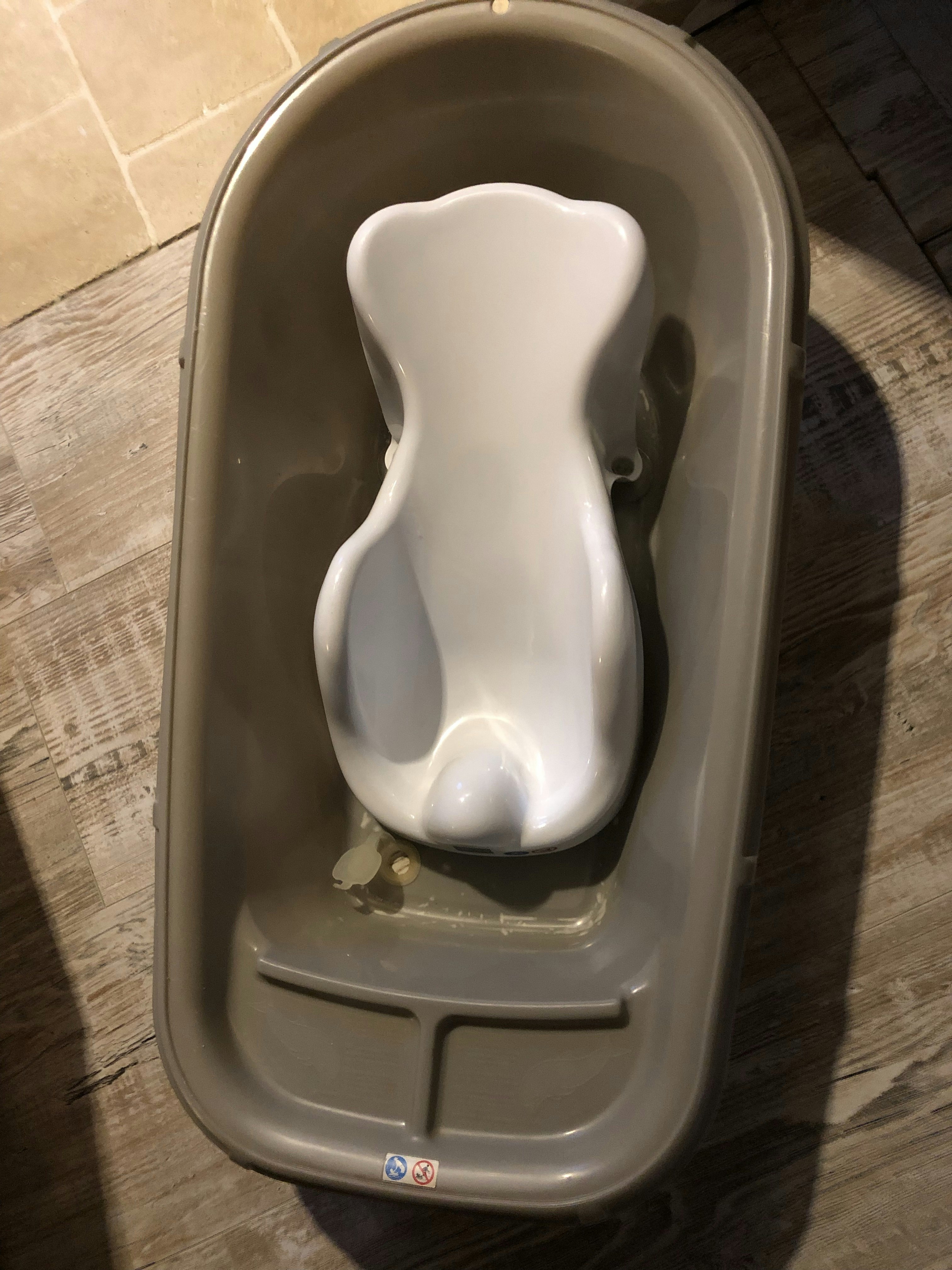 Baignoire et siège de bain