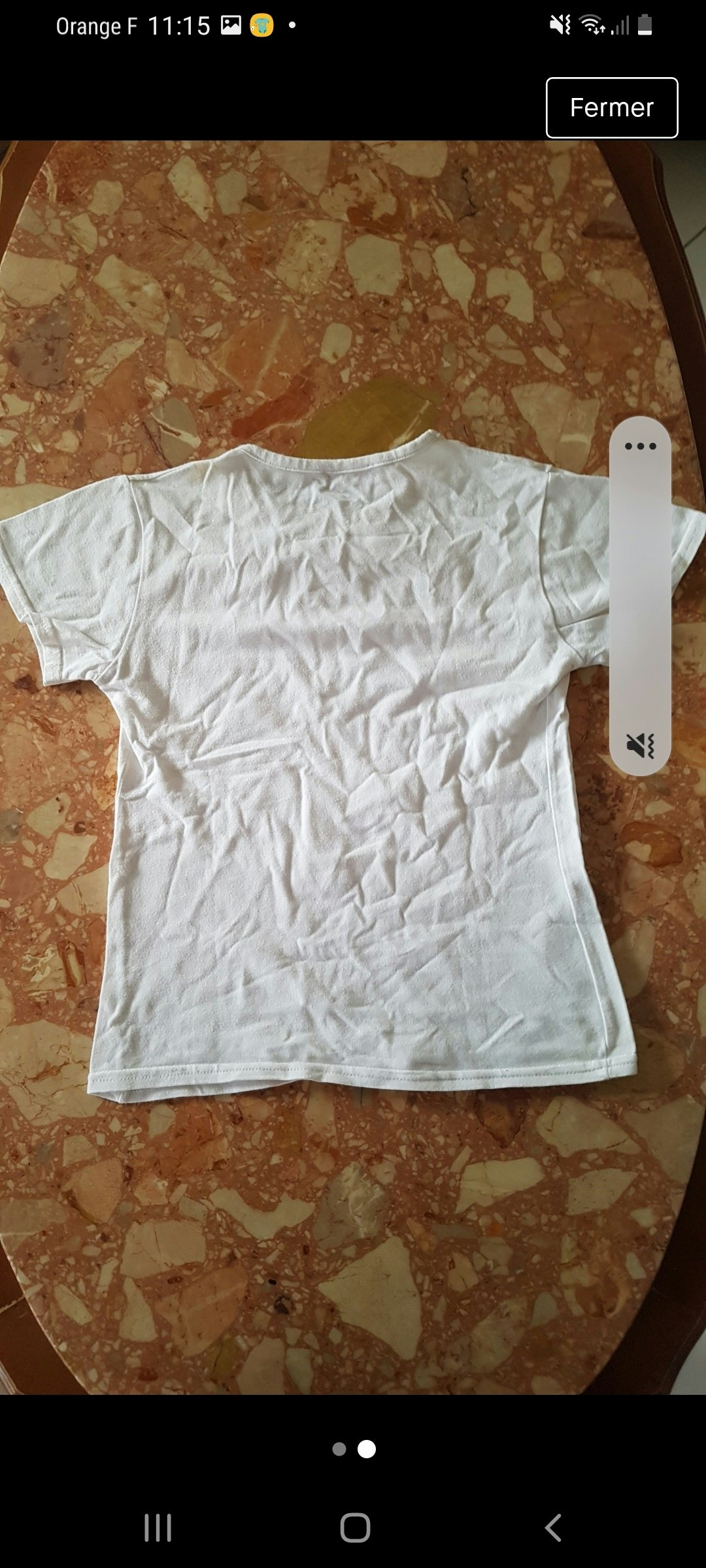 T-shirt blanc taille 12 ans - photo numéro 2