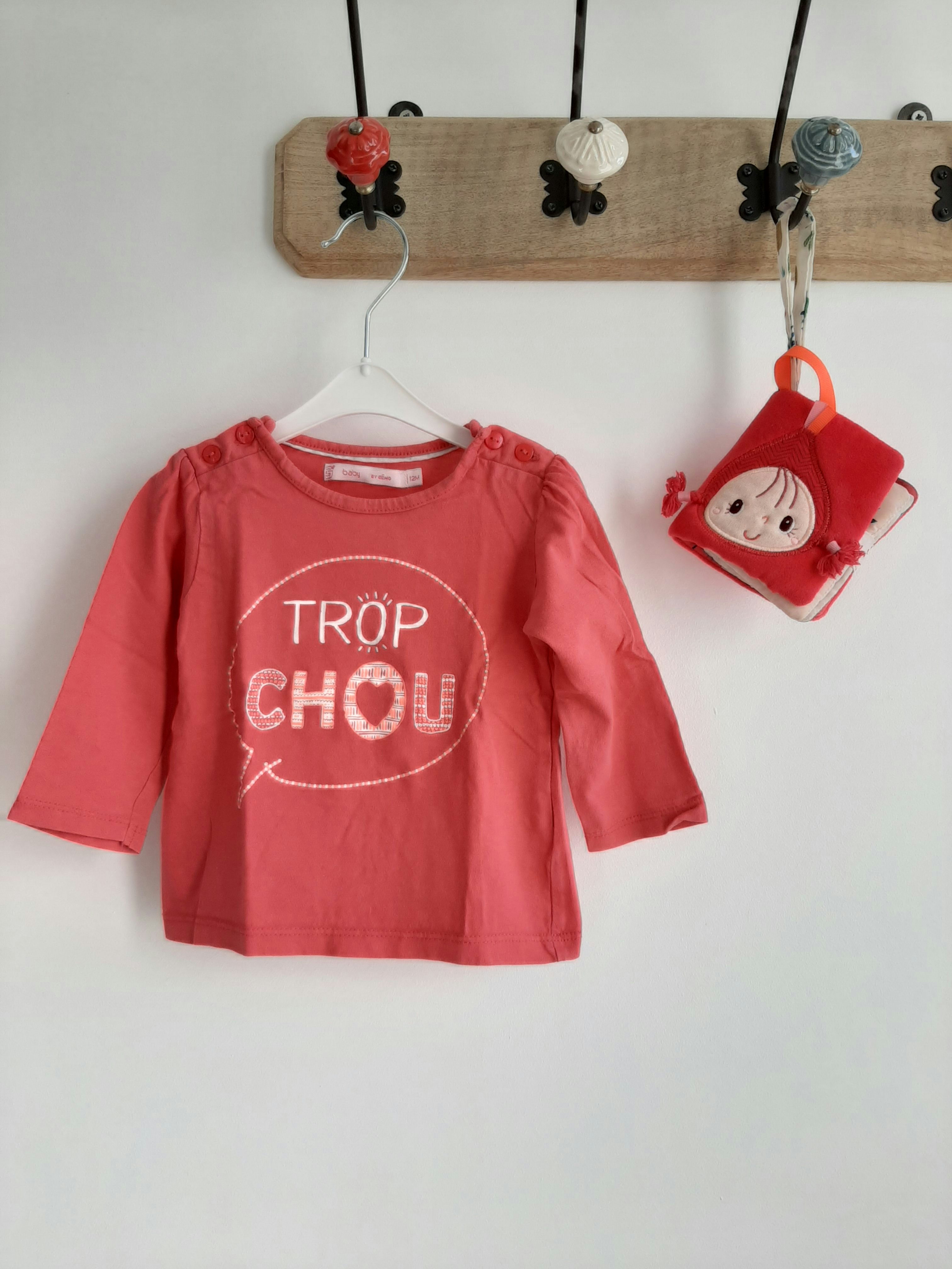 Teeshirt manches longues 12 mois fille