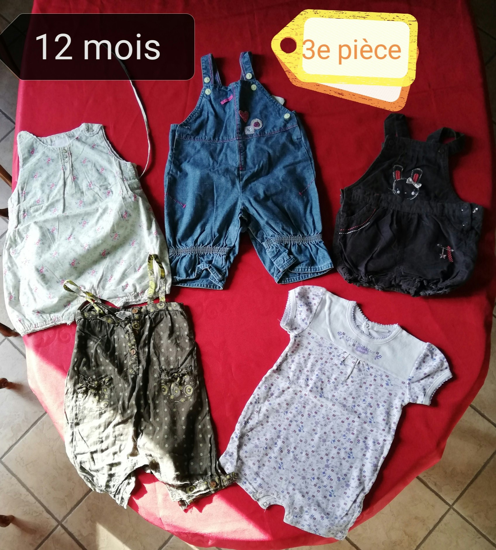 Vêtements filles 12 mois - photo numéro 5