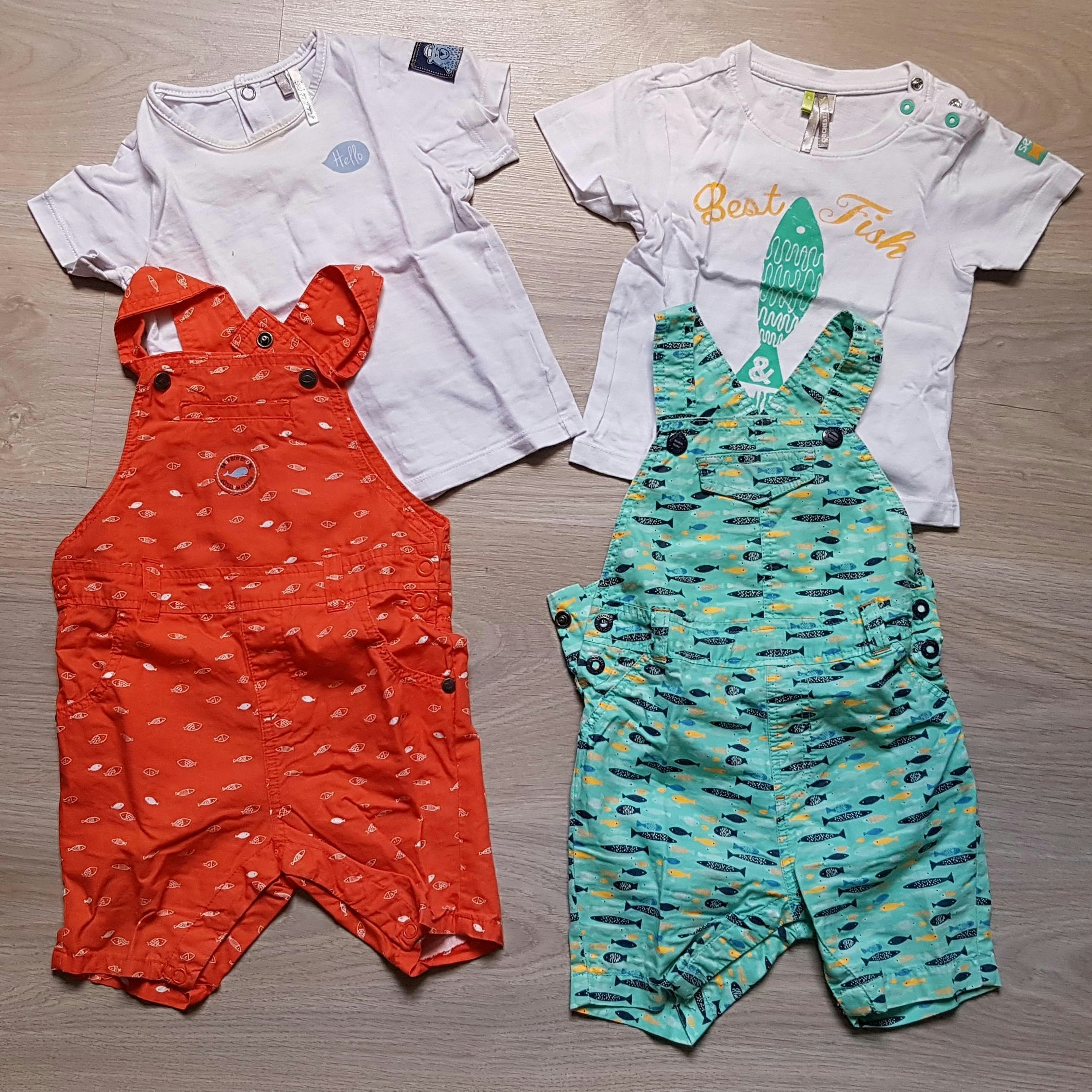 Lot deux salopettes et tee-shirts 09 mois
Orchestra