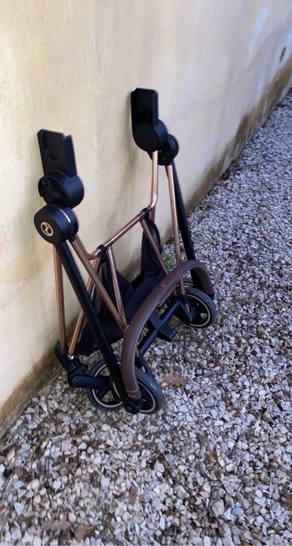 Poussette CYBEX MIOS Châssis Rose Gold - photo numéro 2