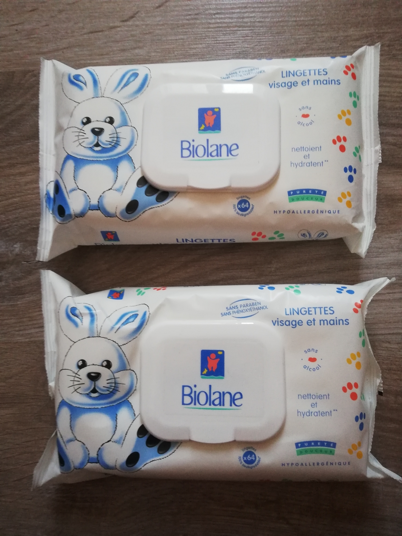 Lingettes biolane