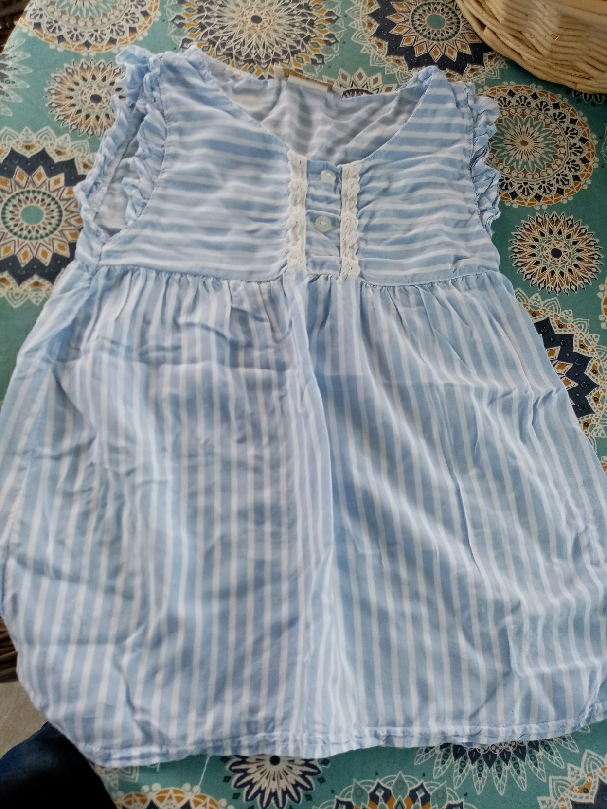 Robe courte ou tunique fille p'tit mome 8 ans