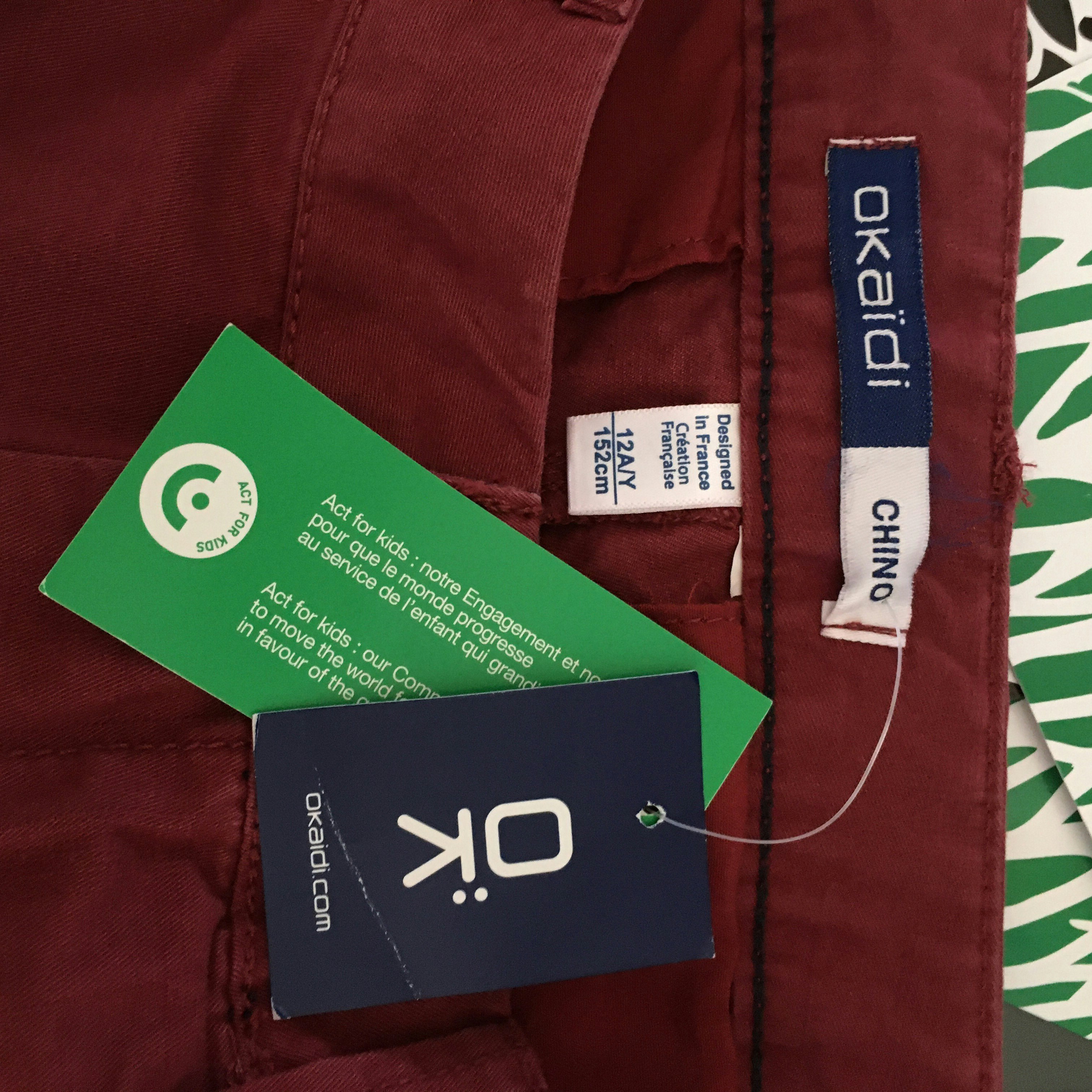 Pantalon chino neuf Okaïdi 12 ans - photo numéro 4
