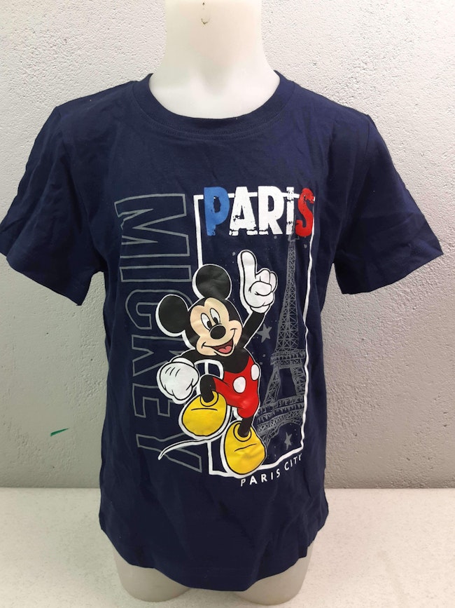 T Shirt Paris Disney Enfant Couleur Marine Taille 6ans Beebs Achat Vente Bebe Enfant