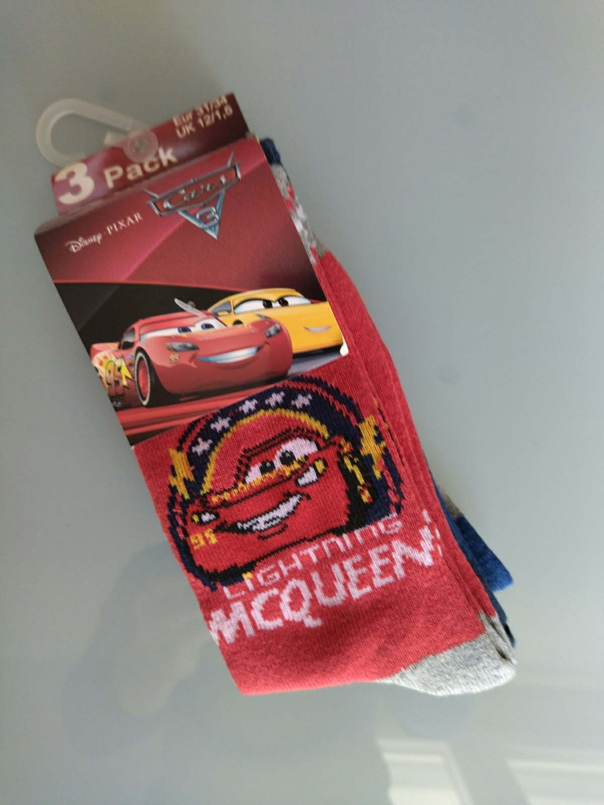 3 paires de chaussettes Cars