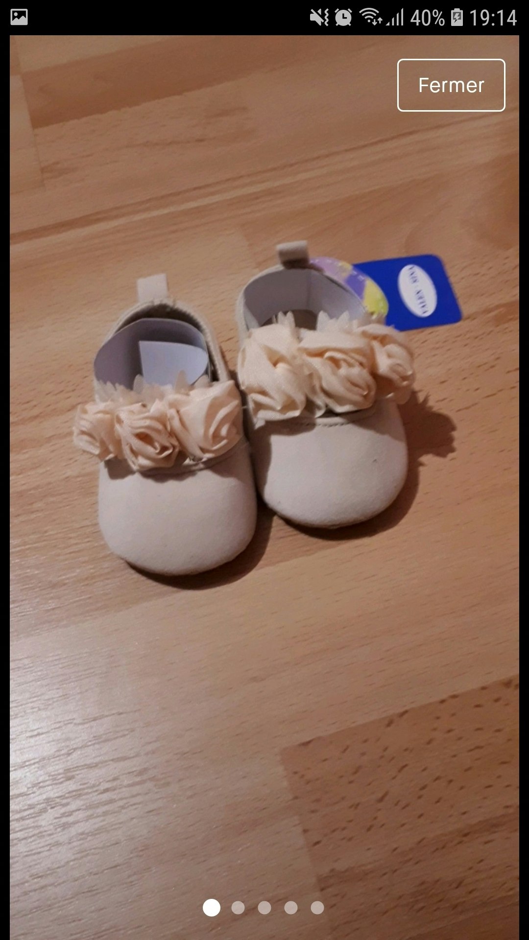 lots de 5 paires de chaussure bébé - photo numéro 2