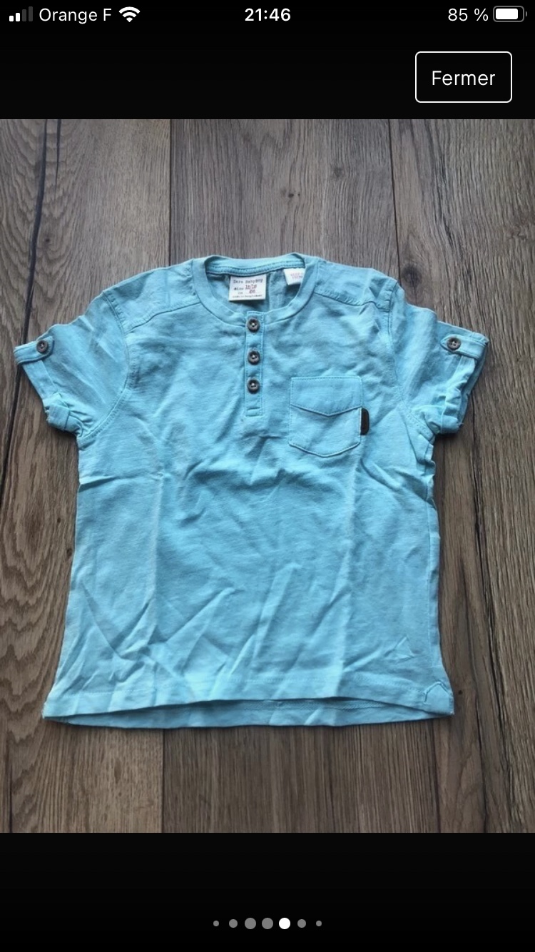 Lot tee-shirts manches courtes 12 mois - photo numéro 5